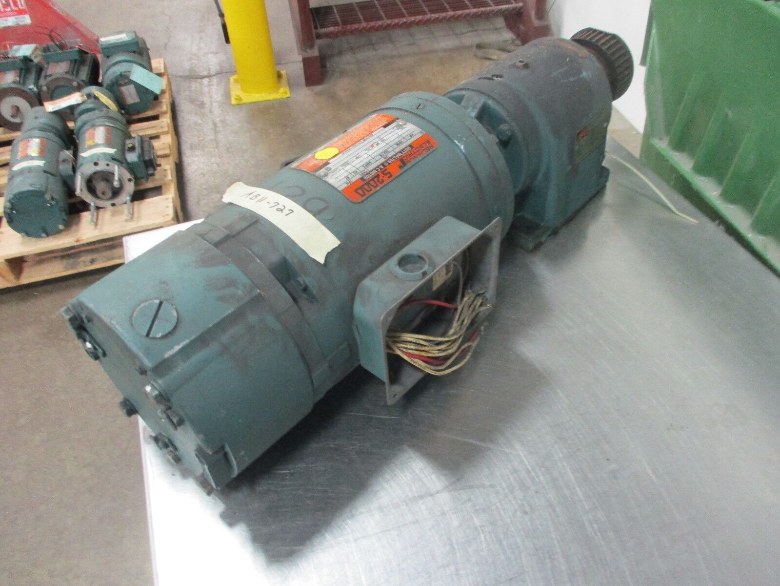 Reliance Duty Master Motor w/ Gear & Brake B79B3127M-WY FR: FB56C 1/2HP 1800RPM