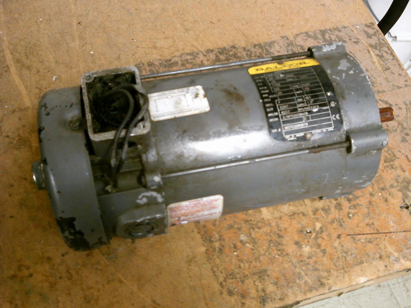 Baldor Type 3428P DC Motor CDP3440 0.75HP 1800RPM 90V 7.6A 56C Frame Used