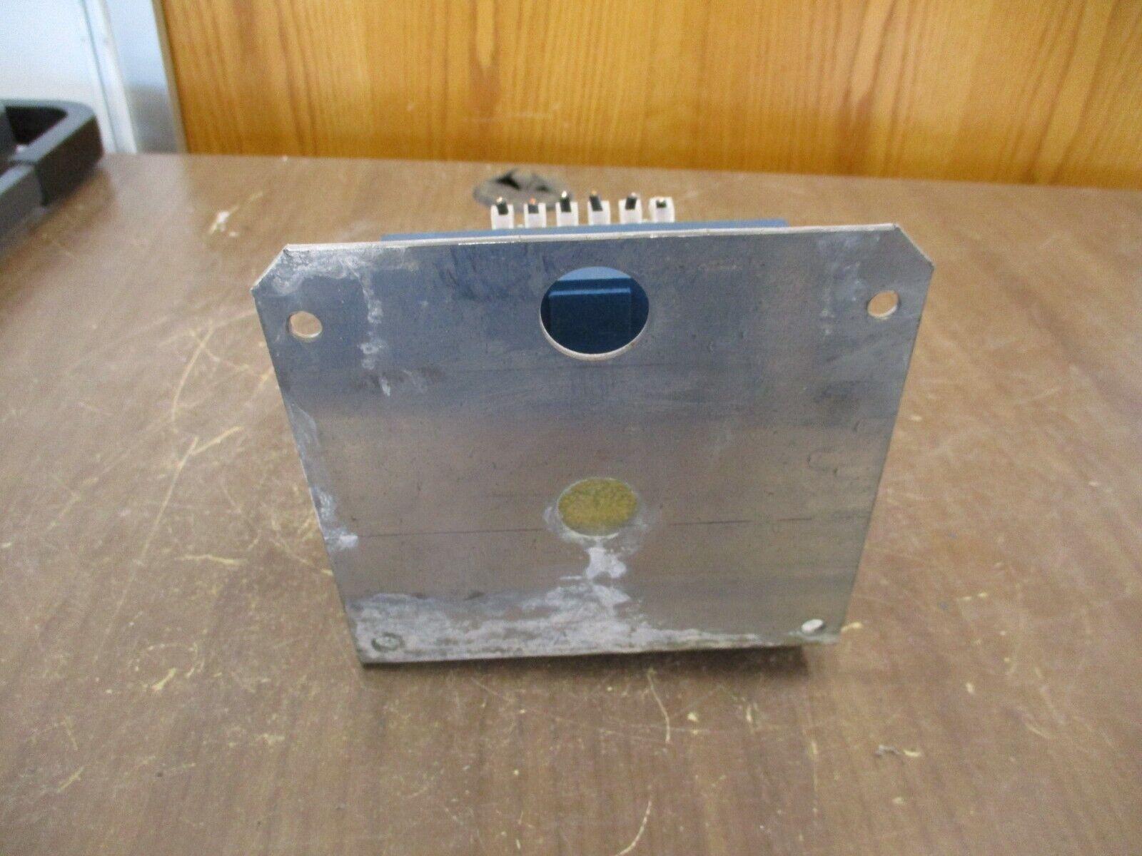 GE Line Reactor 37G00803 5.0mH 8A 3Ph 600V 50/60Hz w/ Mounting Plate Used