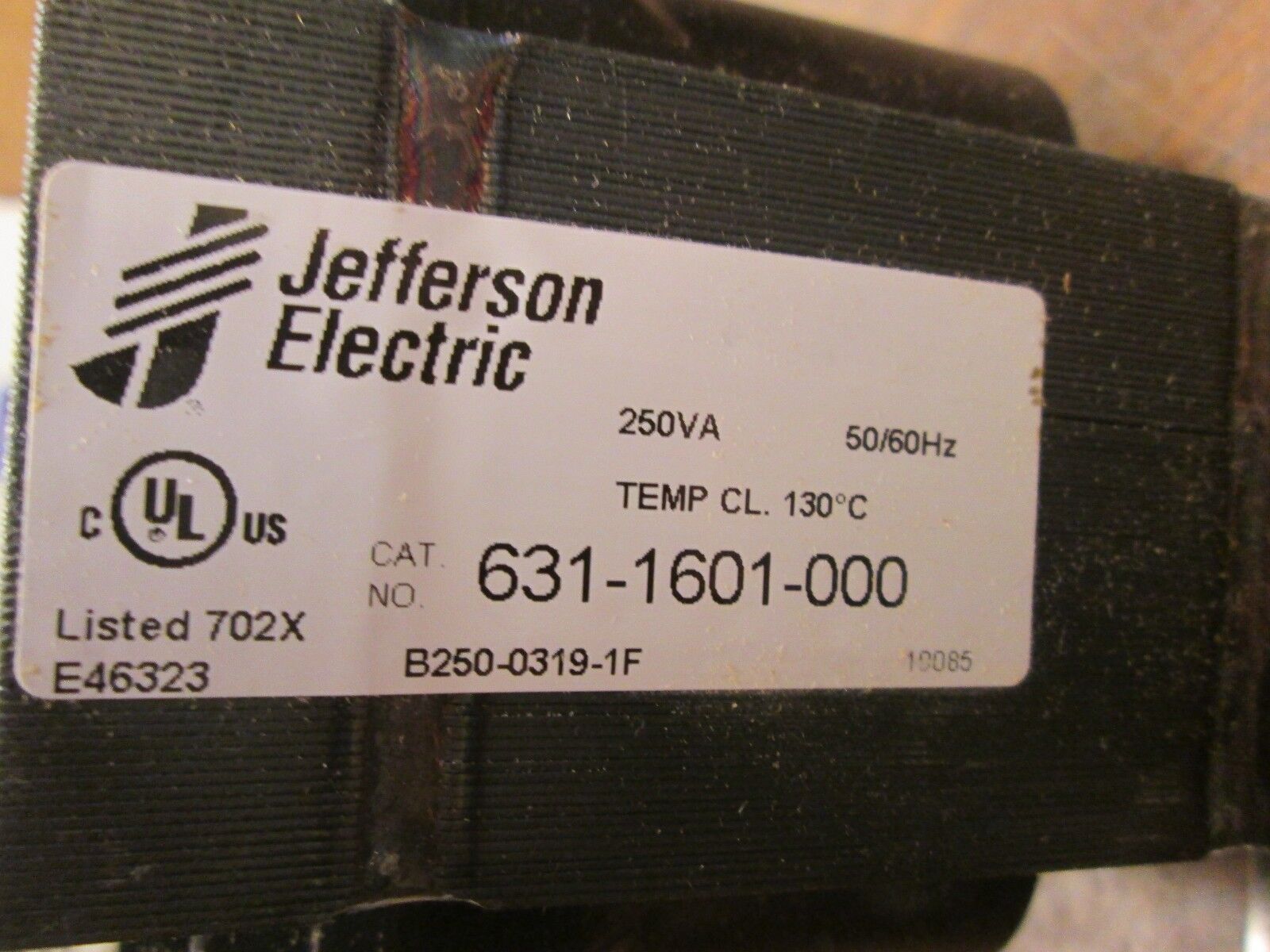 Jefferson Electric Encapsulated Transformer 631-1601-000 250VA Pri: 230/460 1Ph