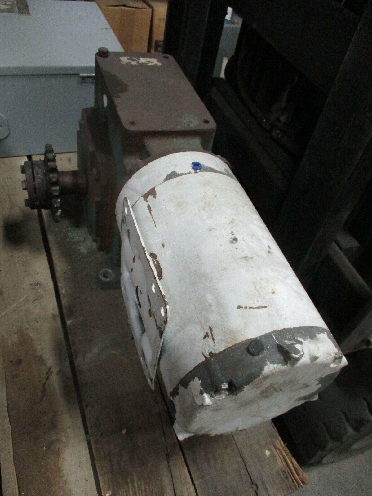 Baldor/Dodge Gearmotor Q350B015M140K1 5HP 1750RPM In Used