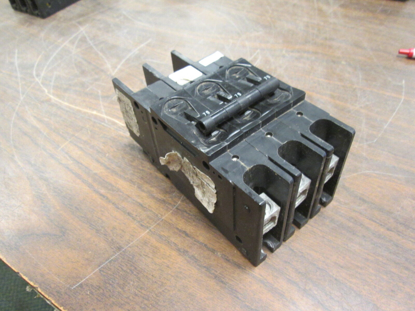 Airpax Circuit Breaker 209-3-1-63F-4-2-70 70A 240V 3P Used