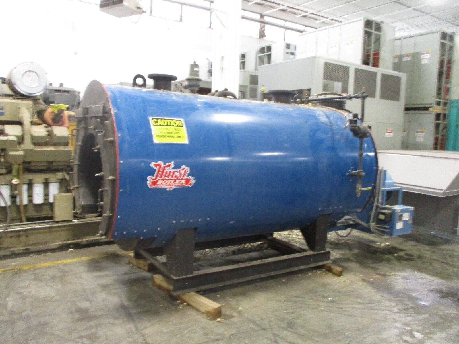 Hurst Series 500 Firetube Boiler 100HP 500 SQ FT Heating Surface MFD 2005 Used