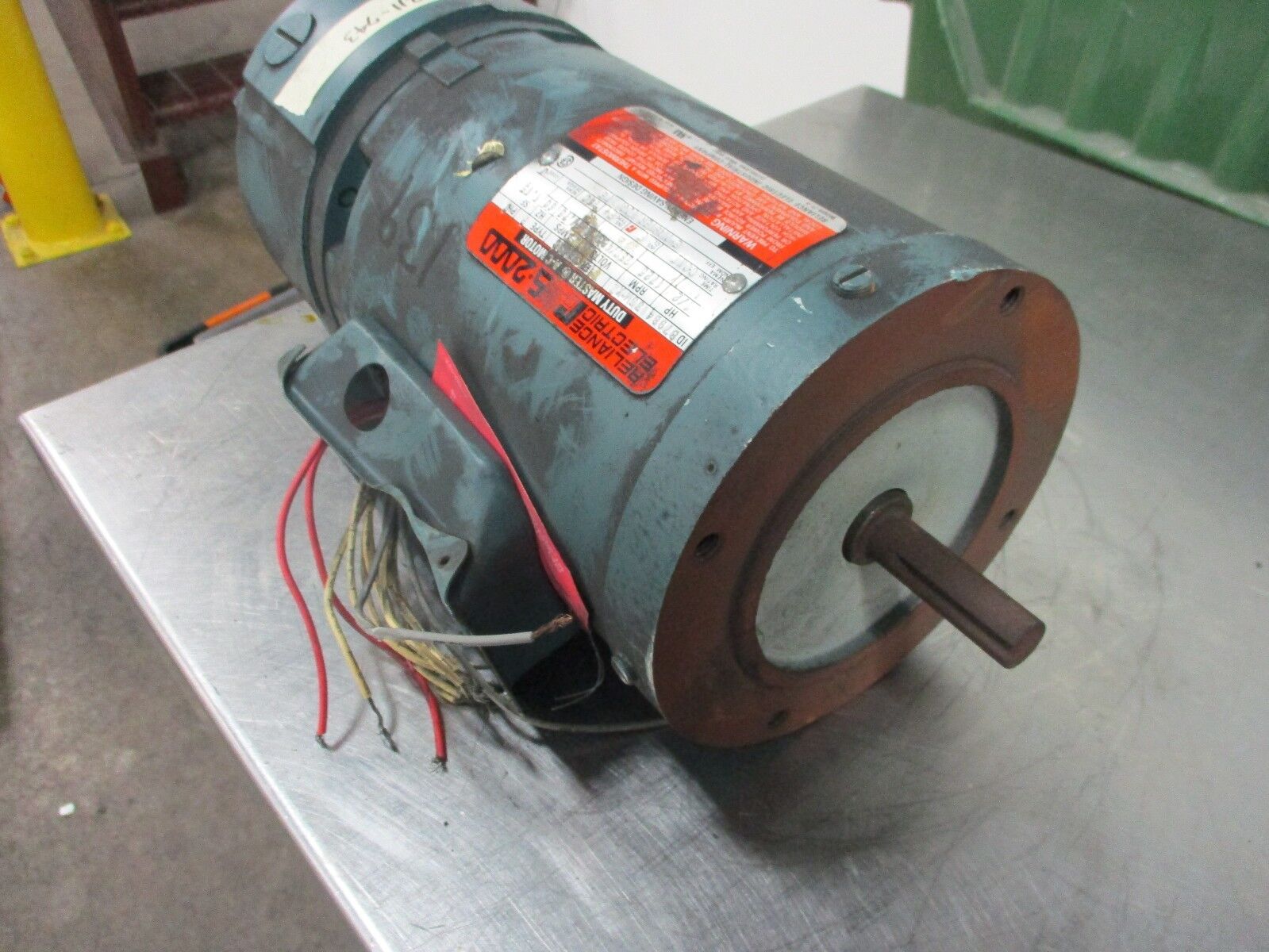 Reliance Duty Master AC Motor w/ Brake B79B4135M-XZ 1/2HP 1800RPM FR:FB56C Used