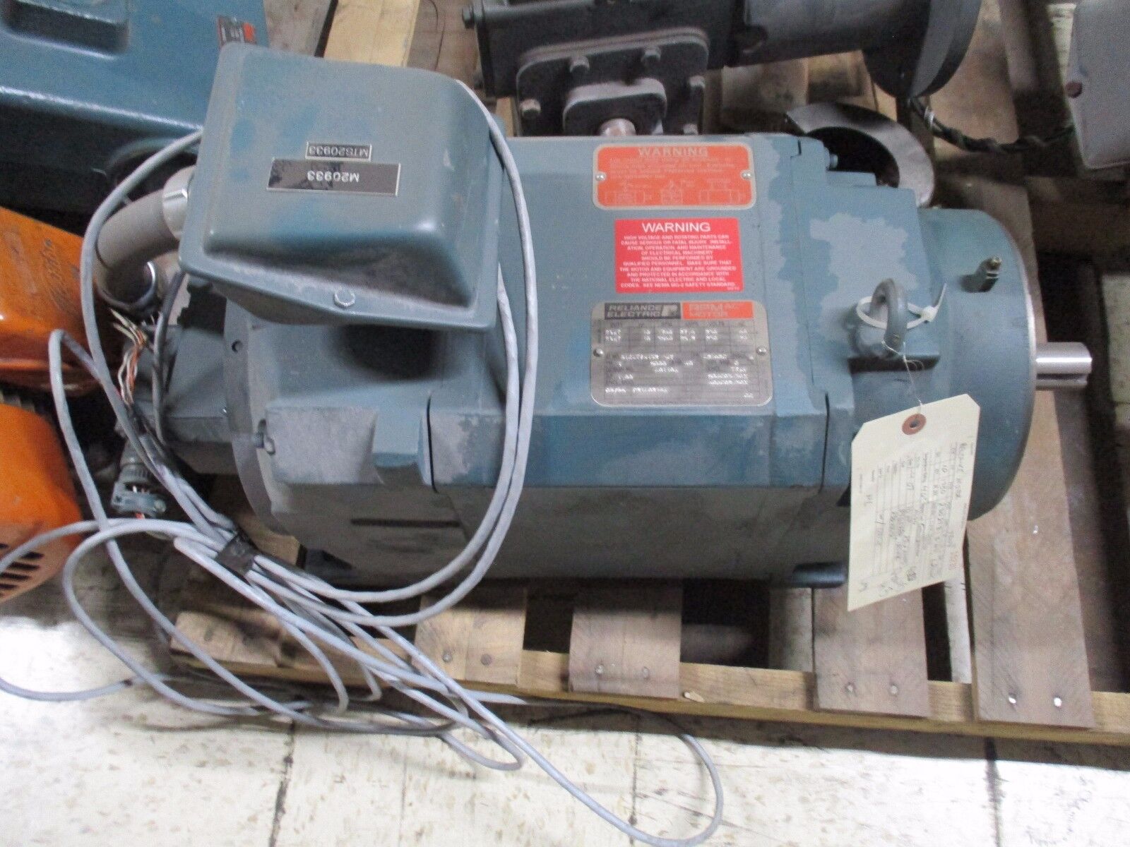 Reliance Electric Dual Speed AC Motor 01KLT74132-WY 10HP 1780/3560RPM 230V Used