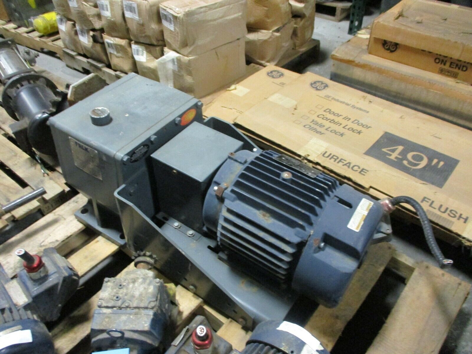 Marathon Gear Motor U006A 7.5HP 1800RPM 208-230/460V 3Ph 60Hz Used