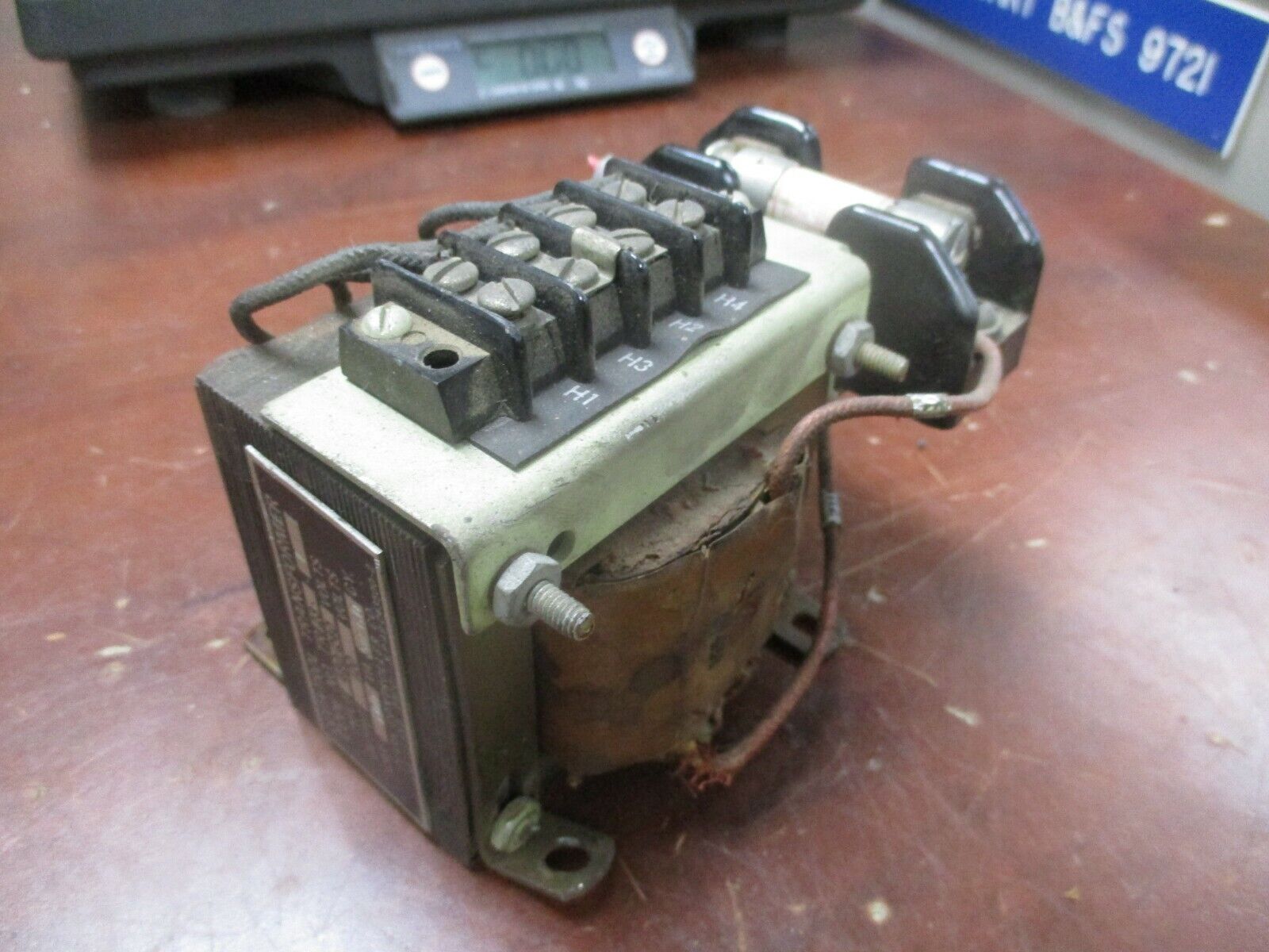 Clark Control Transformer T23-7 100VA Pri: 480/240V Sec: 120V 50/60Hz Used