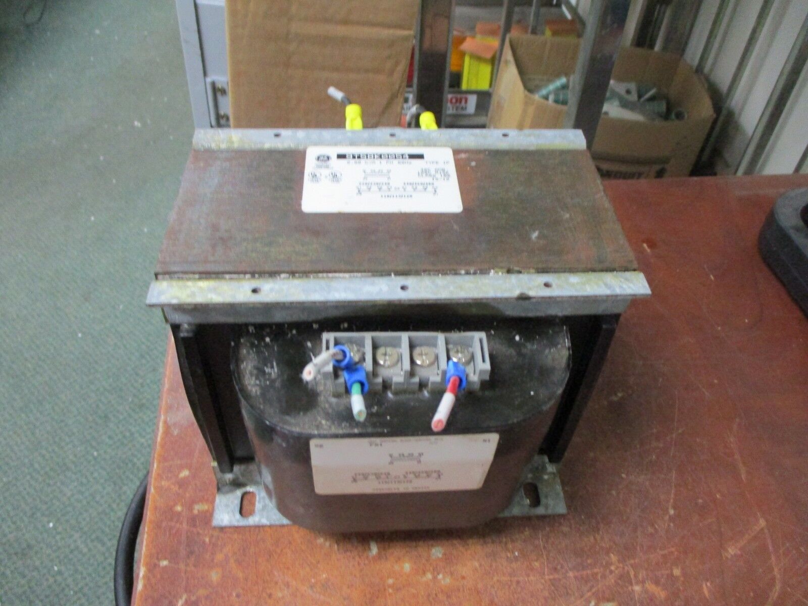 GE Control Transformer 9T58K0054 2 KVA 1Ph Pri: 240/480V Sec: 120V 60Hz Used