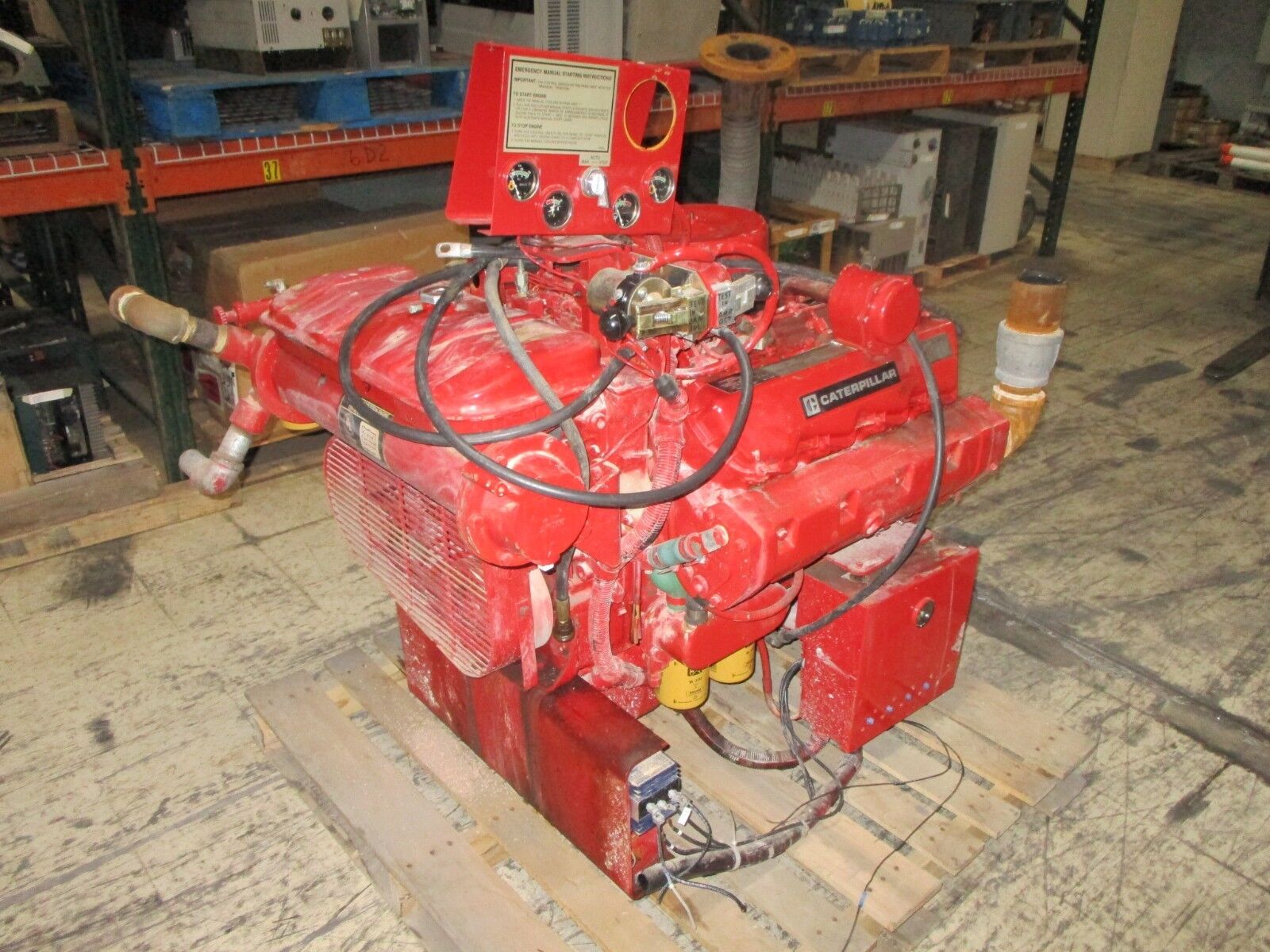 CAT Diesel Engine 3208 121HP 90KW 1800RPM FM/ULI/3208DINA 337 Hours Used