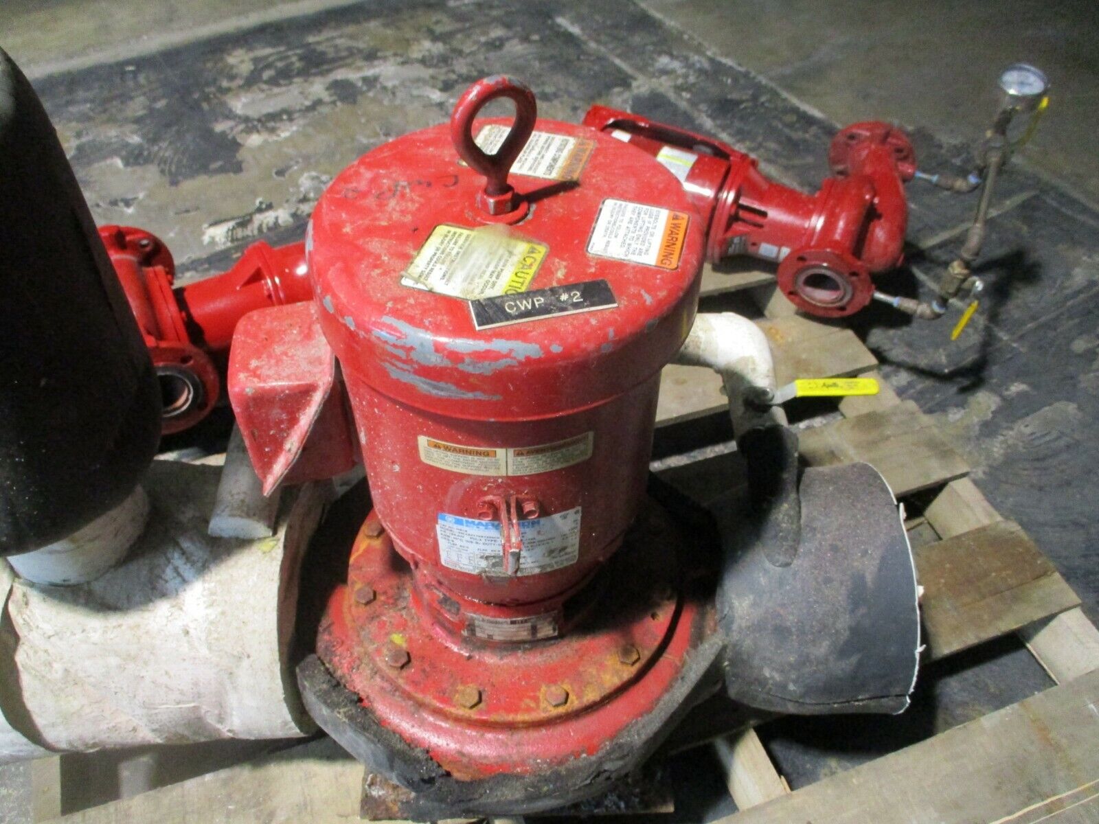 Bell & Gossett Pump 80BF8.125 2.5X9.5B 125GPM 60FT Head 5HP 1800RPM Used