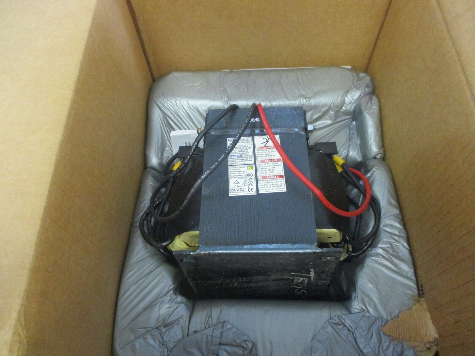 Square D Control Transformer 9070TF1500D32 1.5kVA Pri: 230/460/575V Sec: 95/115V