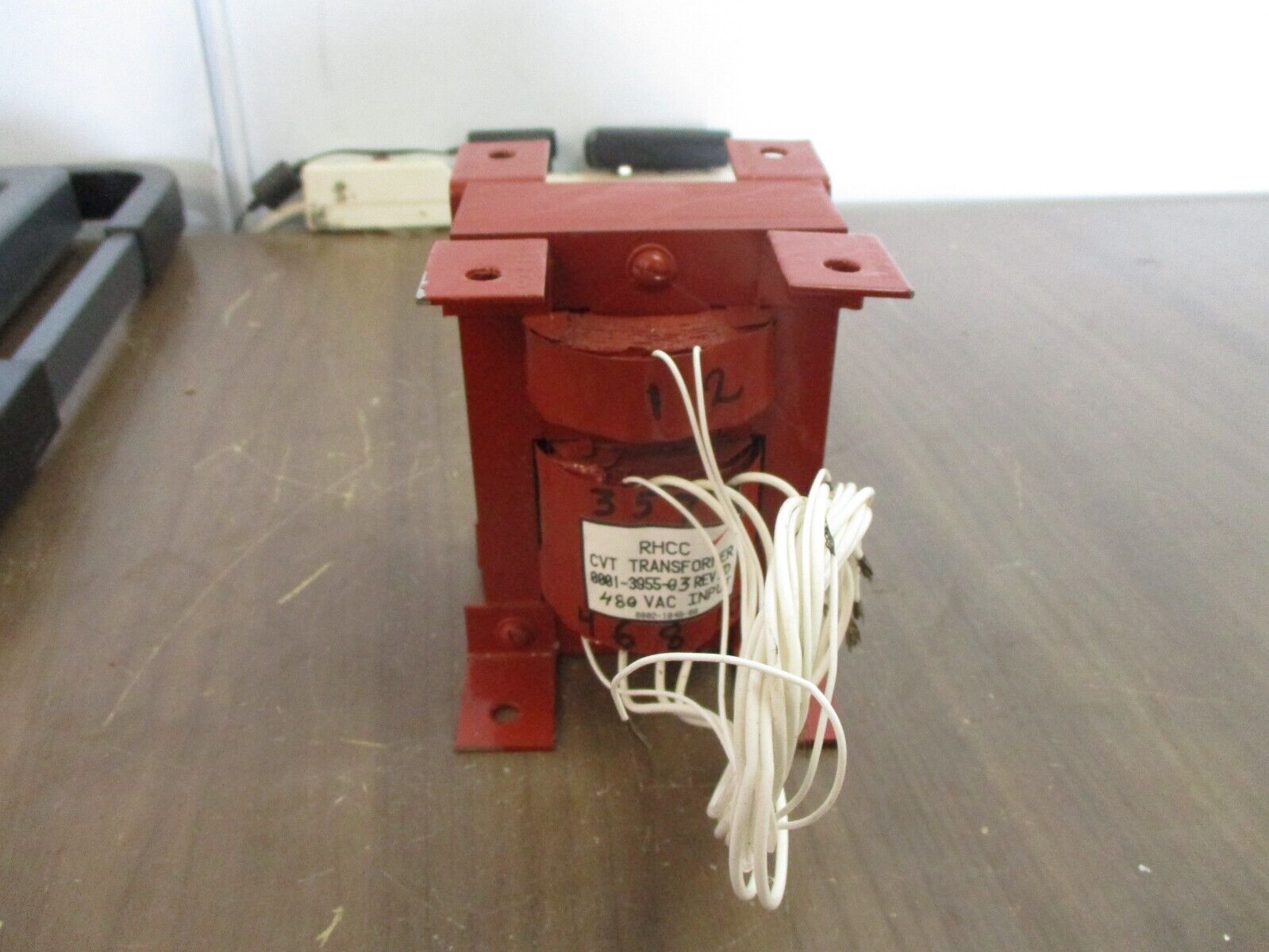 RHCC CVT Transformer 0001-3955-03 Rev. D Input: 480VAC Used