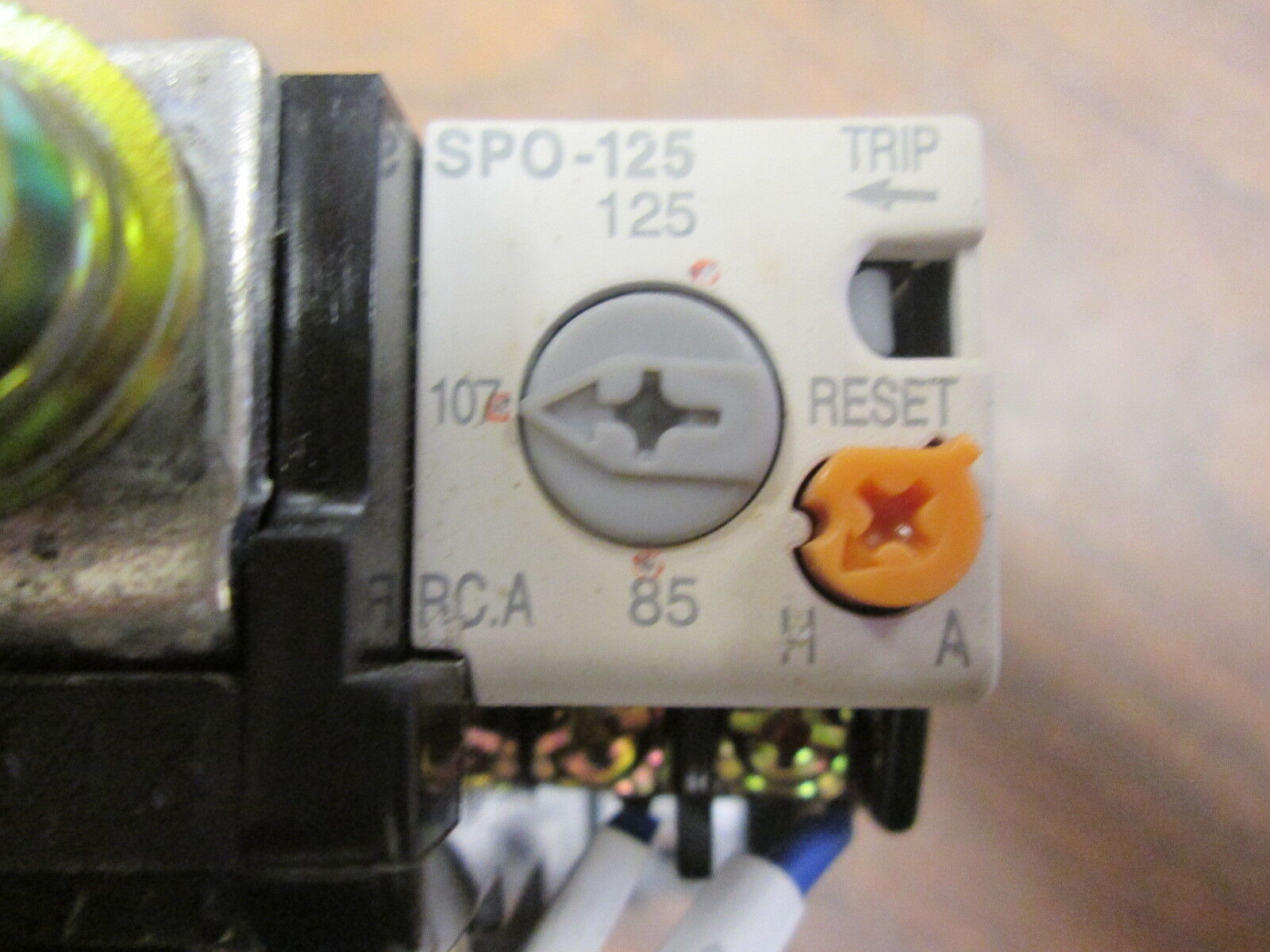 Benshaw Thermal Overload Relay SPO-125 Range: 85-125A Used