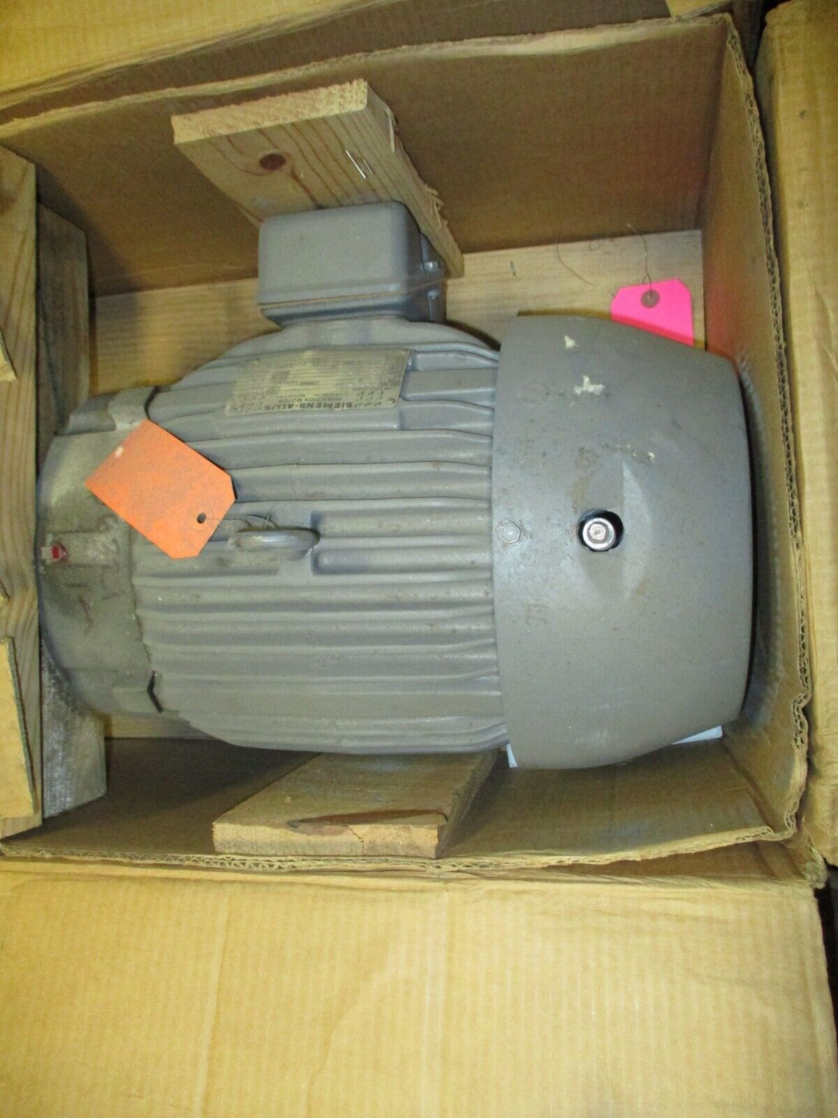 Siemens-Allis Induction Motor 51-502-614 10HP 1800RPM 230/460V 25.4/12.7A 60Hz