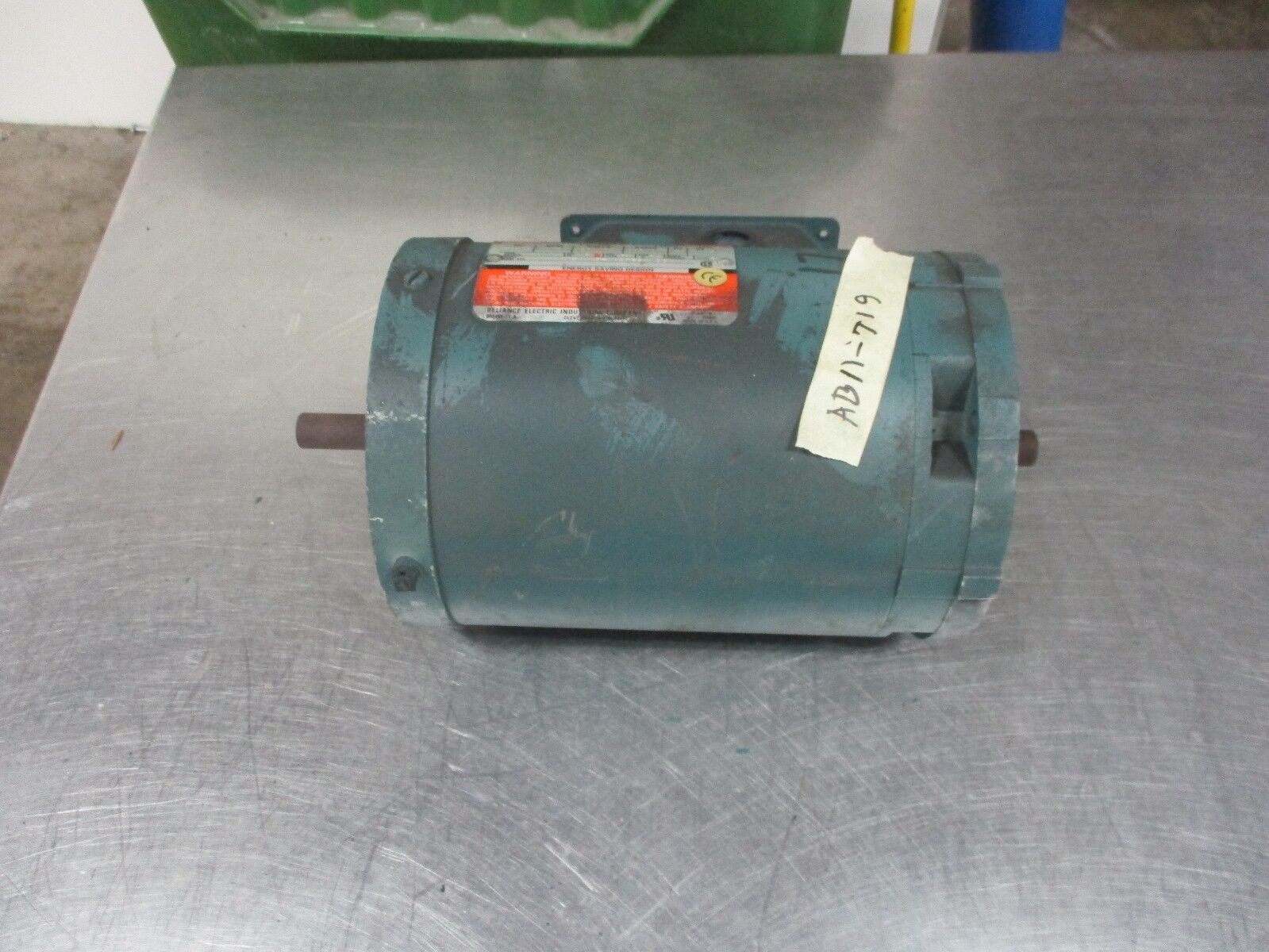 Reliance Duty Master AC Motor B79B4135M-SZ 1/2HP 1800RPM FR:FB56C 230/460V Used