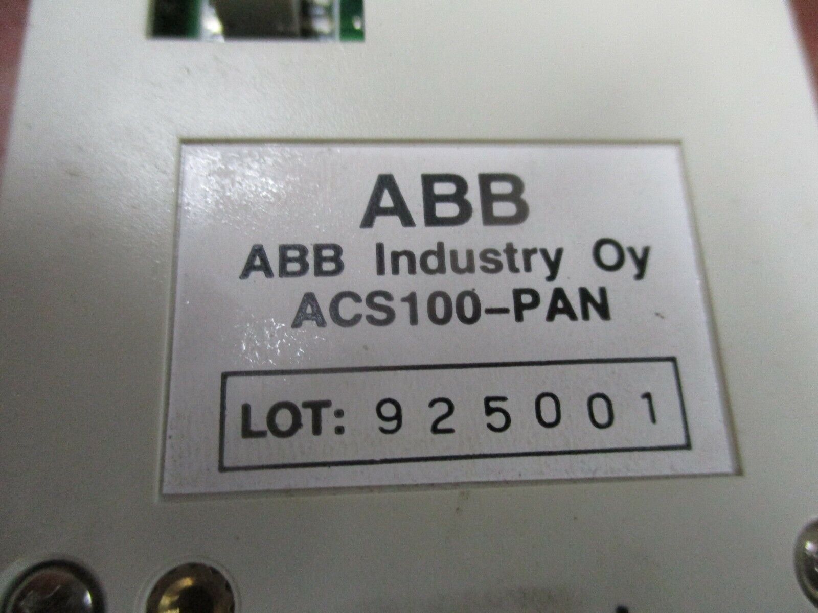 ABB Keypad ACS100-PAN Used