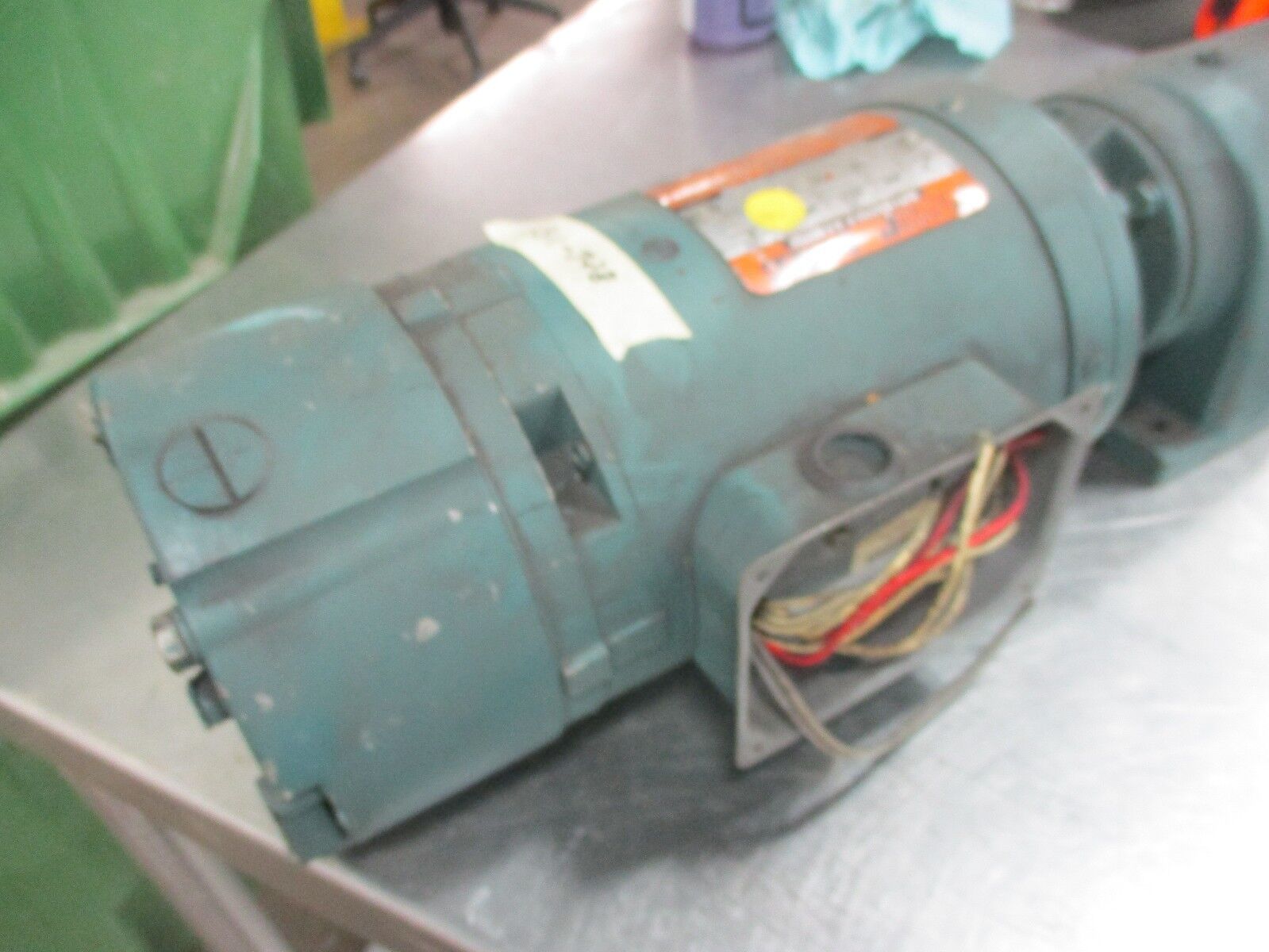 Reliance Duty Master Motor w/ Gear & Brake B797B3127M-XY 1/2HP 1800RPM FR:FB56C