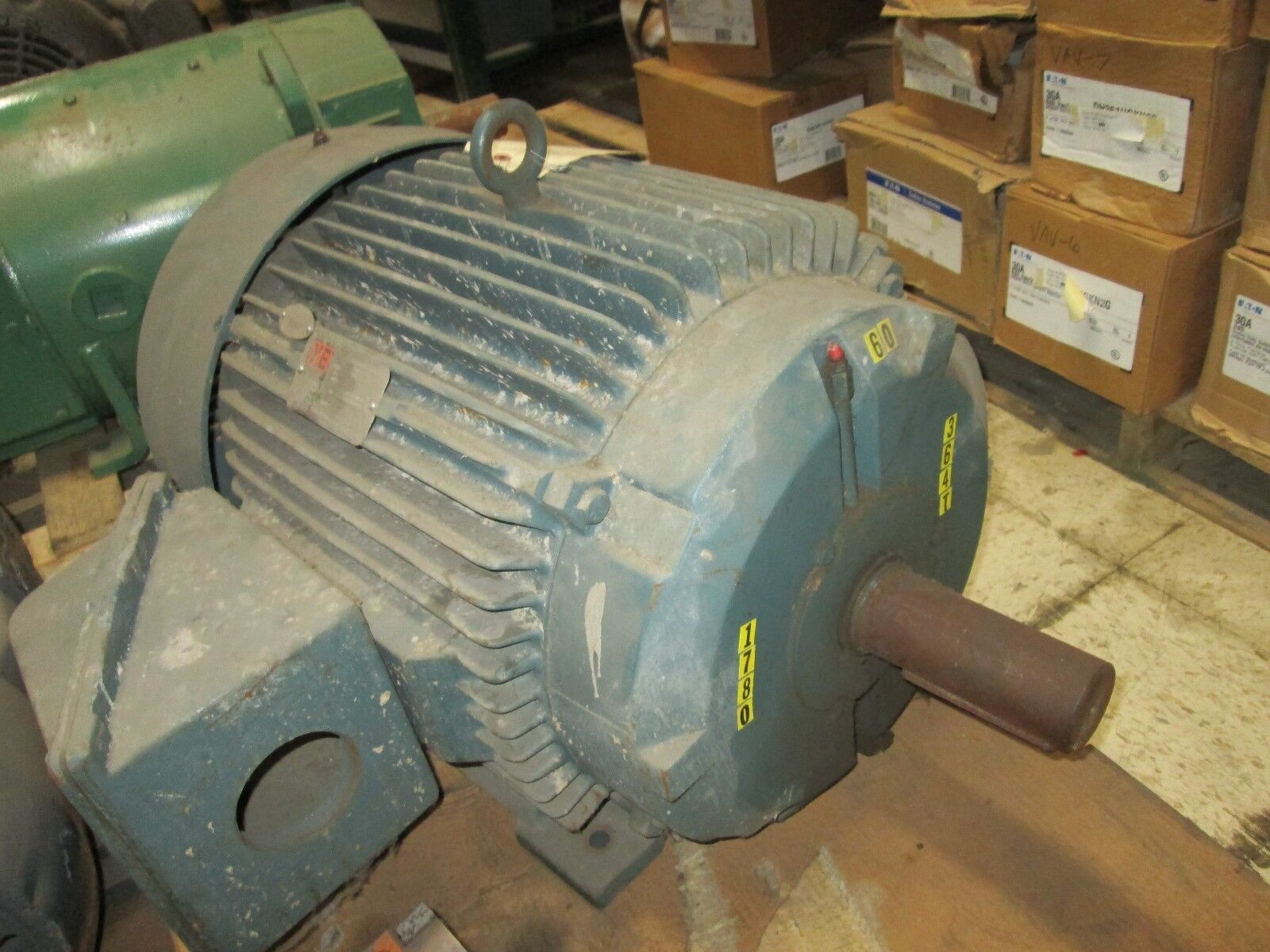 XE Energy Efficient Duty Master AC Motor F36G3304F G7 60HP 1780RPM 69.5A Used