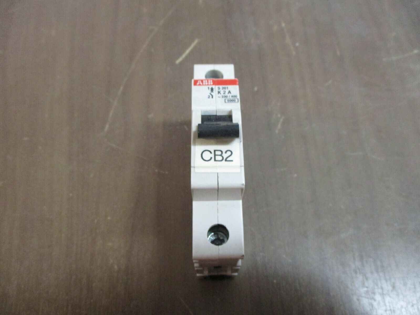 ABB Circuit Breaker S 201 K2A 2A 230/400V 1P Used