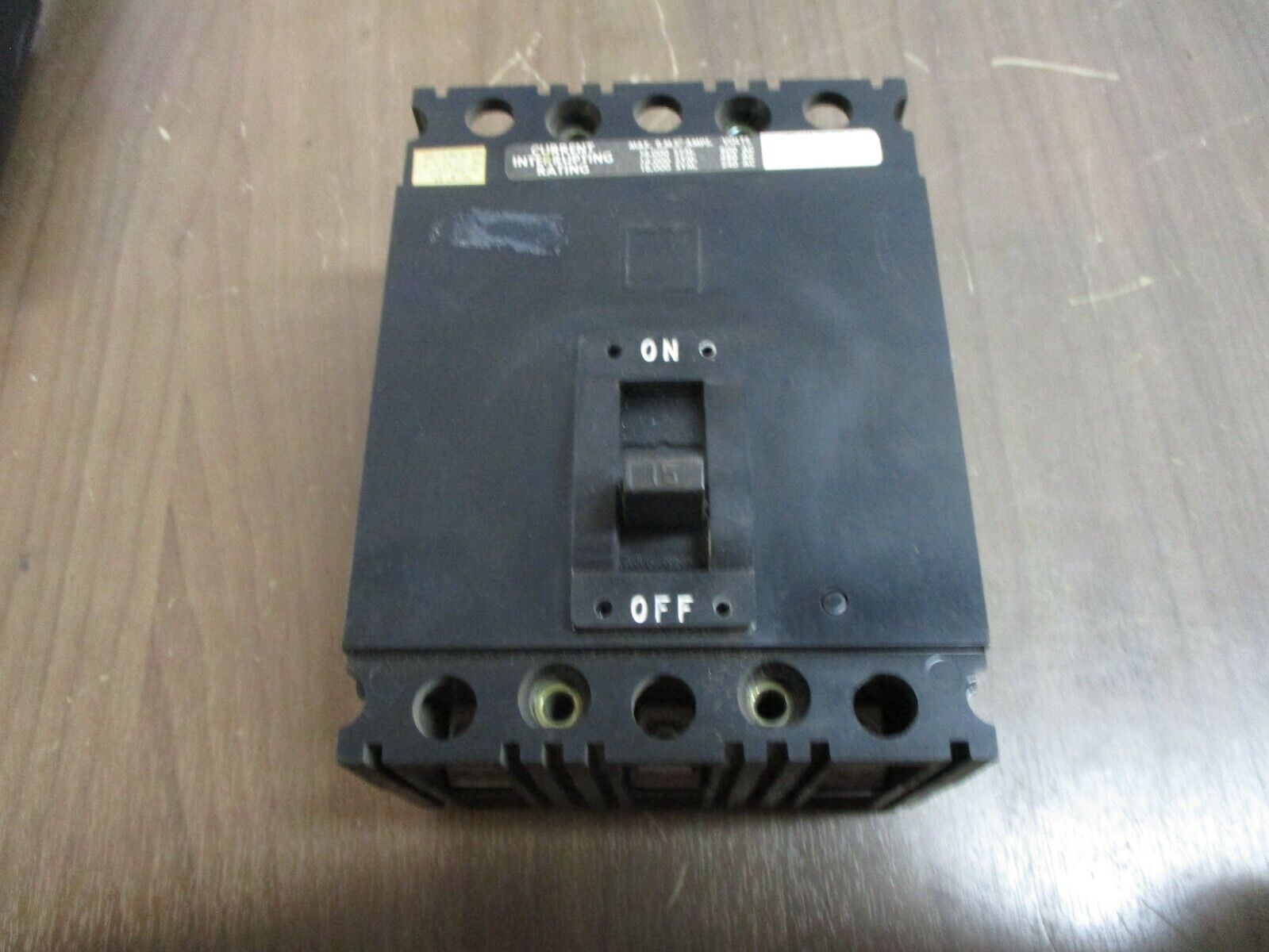 Square D Circuit Breaker FAL-36015 15A 600V 3P Used