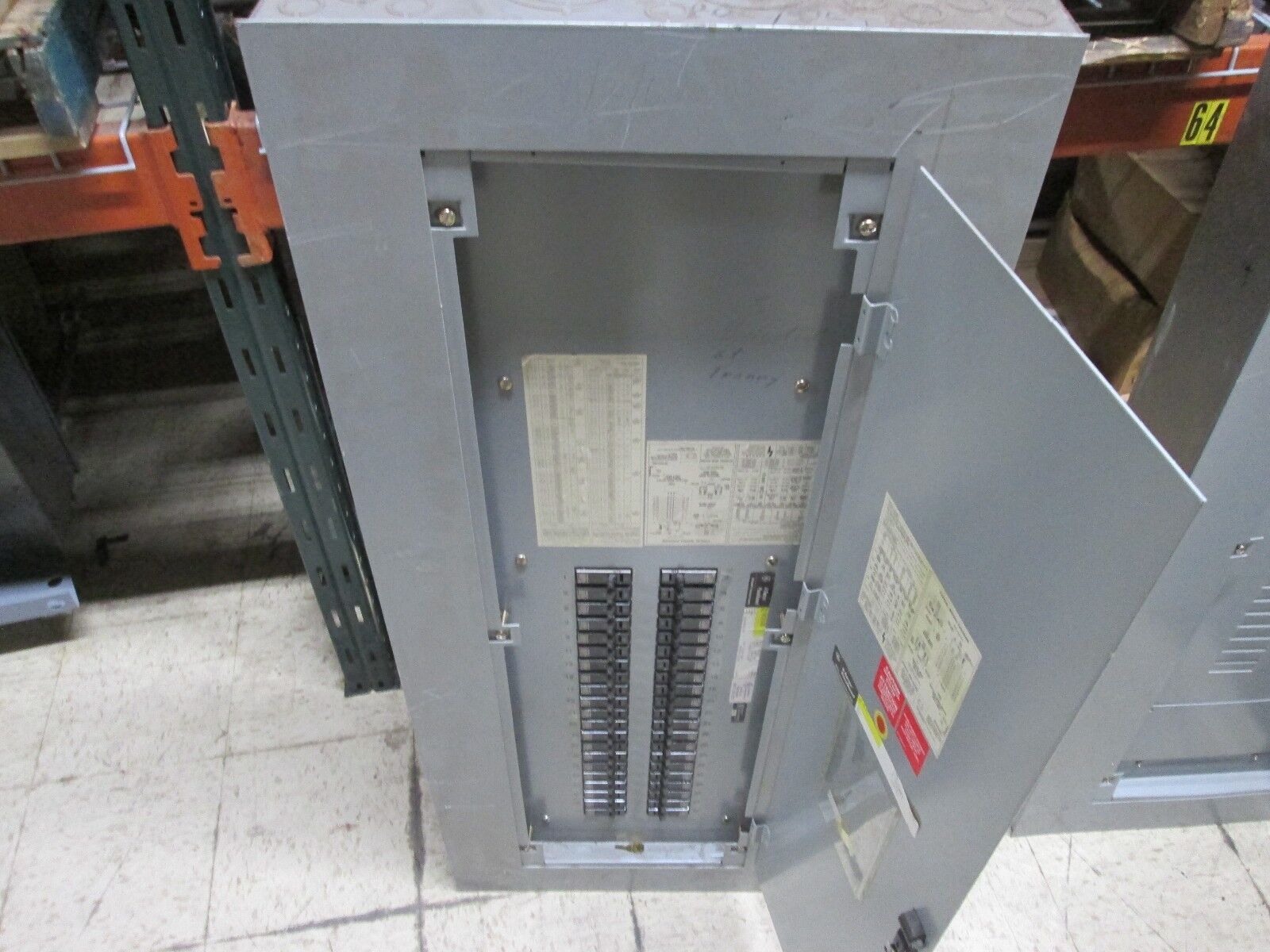 GE Breaker Panel AQU3422MB 225A Max 42 Circuit 3Ph 4W Used