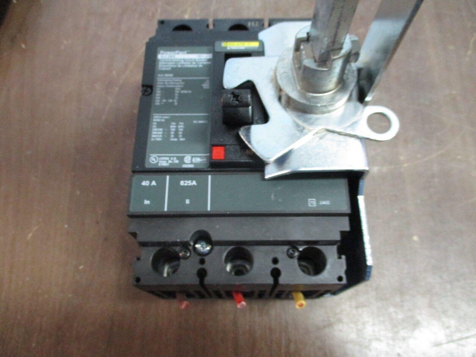 Square D PowerPact Breaker Disconnect HJL36040 40A 600V 3P Used