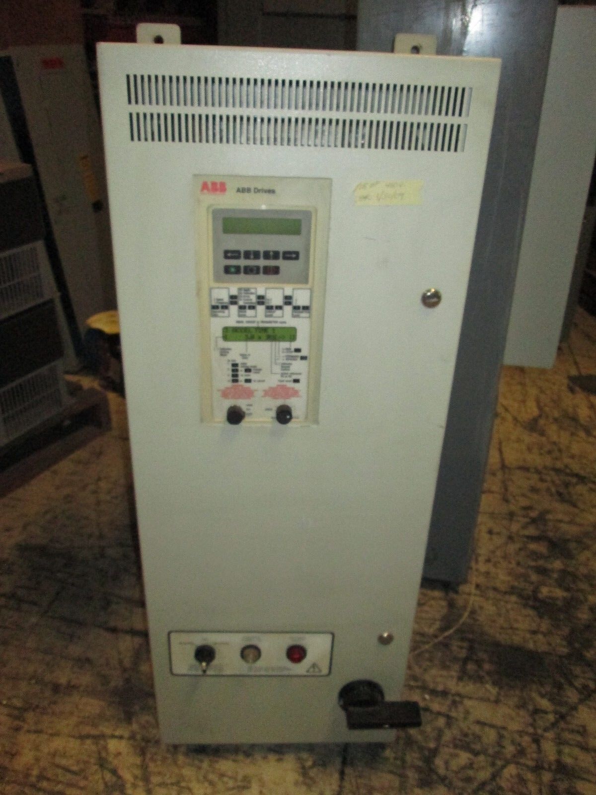 ABB ACH501 AC Drive w/ Bypass ACH501-015-4-00P2 15HP Used