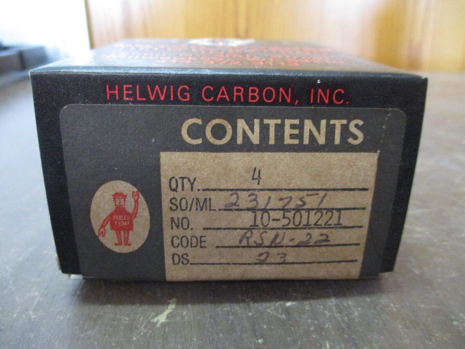 Helwig Carbon Motor Brush 10-501221 *Box of 4* New Surplus