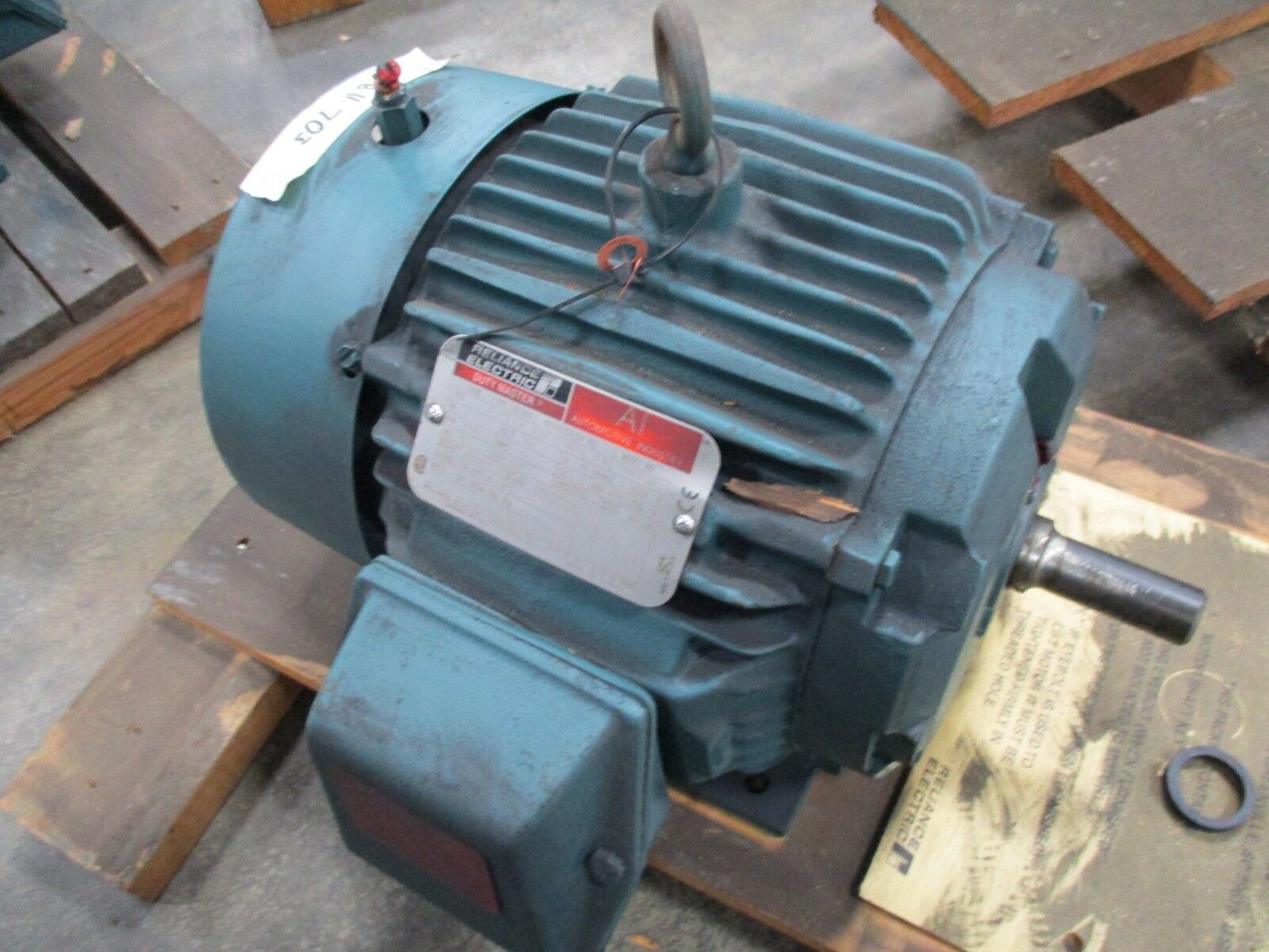 Reliance AI Duty Master AC Motor P18G3100F 1HP 1800RPM 460V 3Ph 1.4A New Surplus