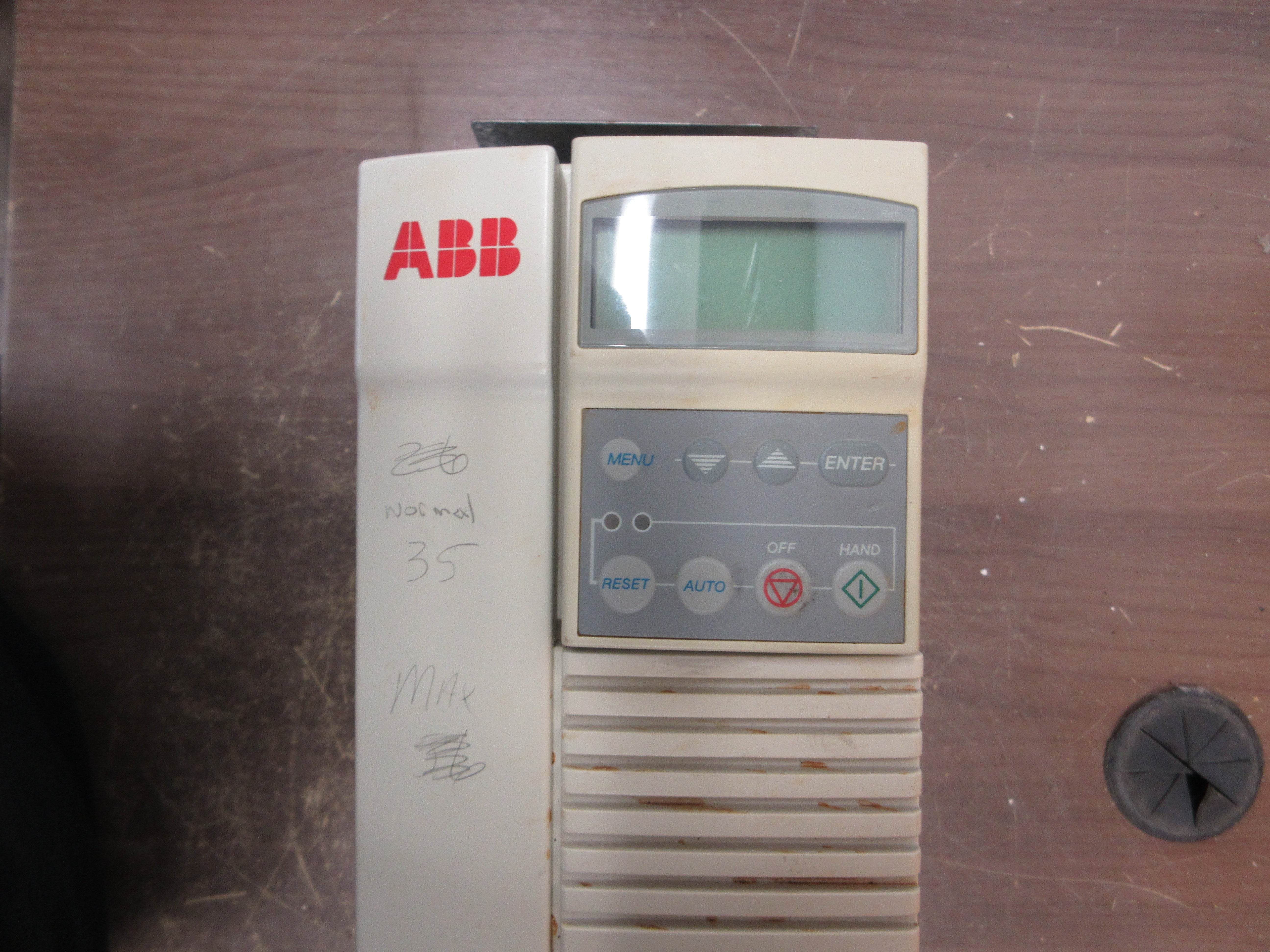 ABB ACH401 AC Drive w/ Bypass ACH401600422 3HP 3Ph w/ Keypad Used