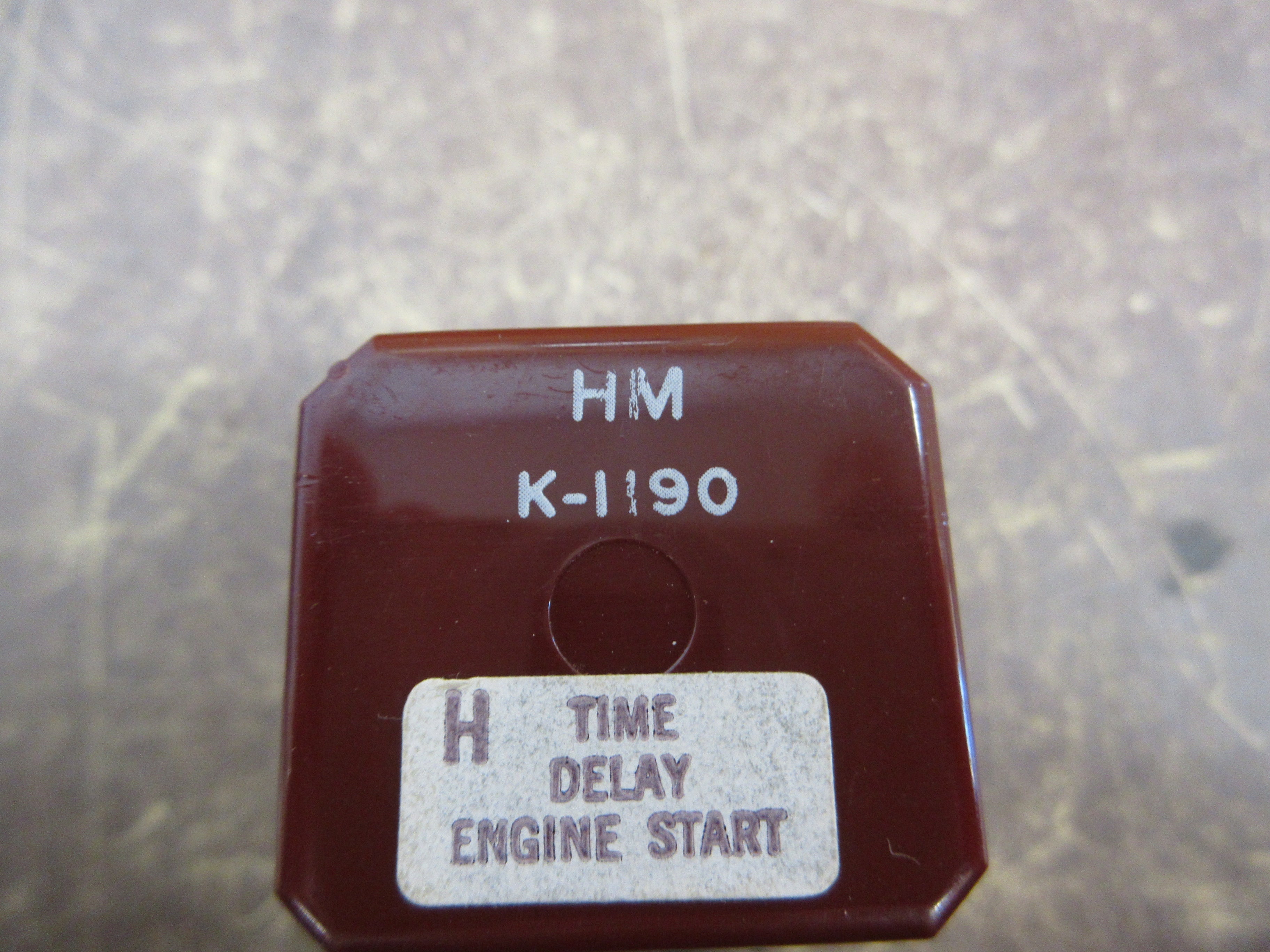 Zenith HM-2 Time Delay Relay HM K-1190 120V 50/60Hz w/ Base Used