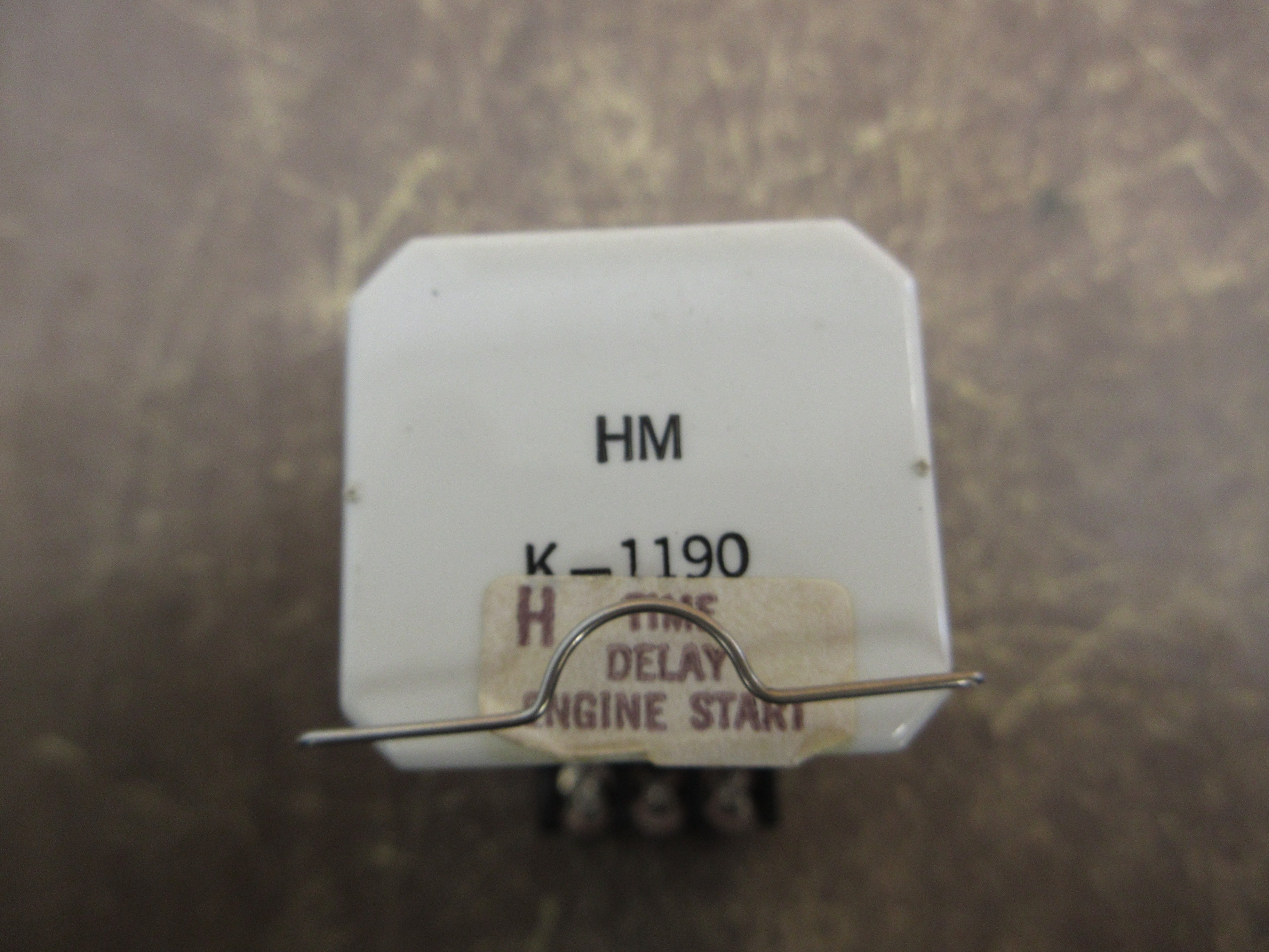 Zenith HM-2 Time Delay Relay HM K-1190 120VAC 60Hz w/ Base Used