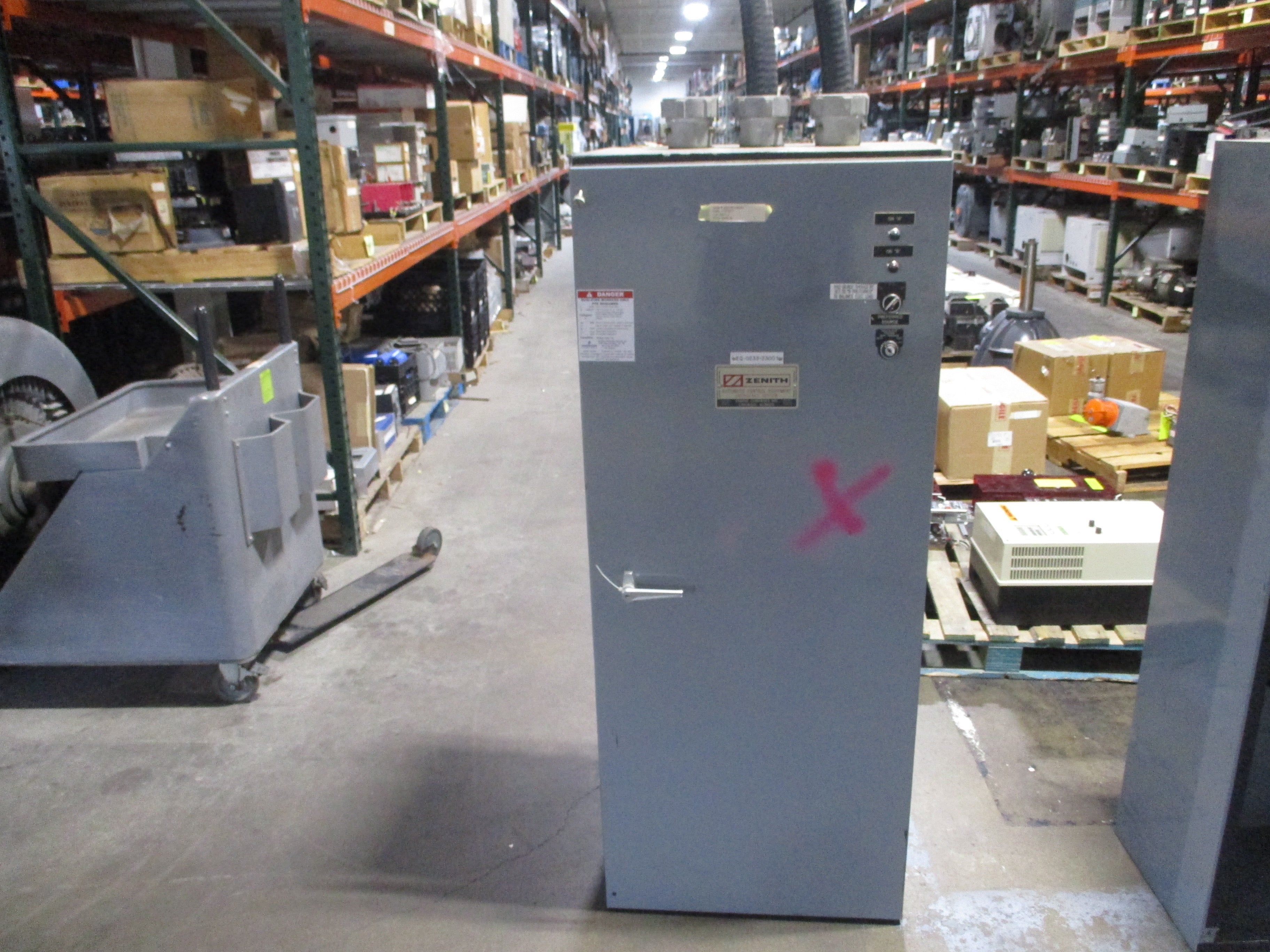 Zenith Automatic Transfer Switch ZTSHU40EC-5AALLST.6B 400A 480V 60Hz 3Ph *Broken Arc Shield* Used