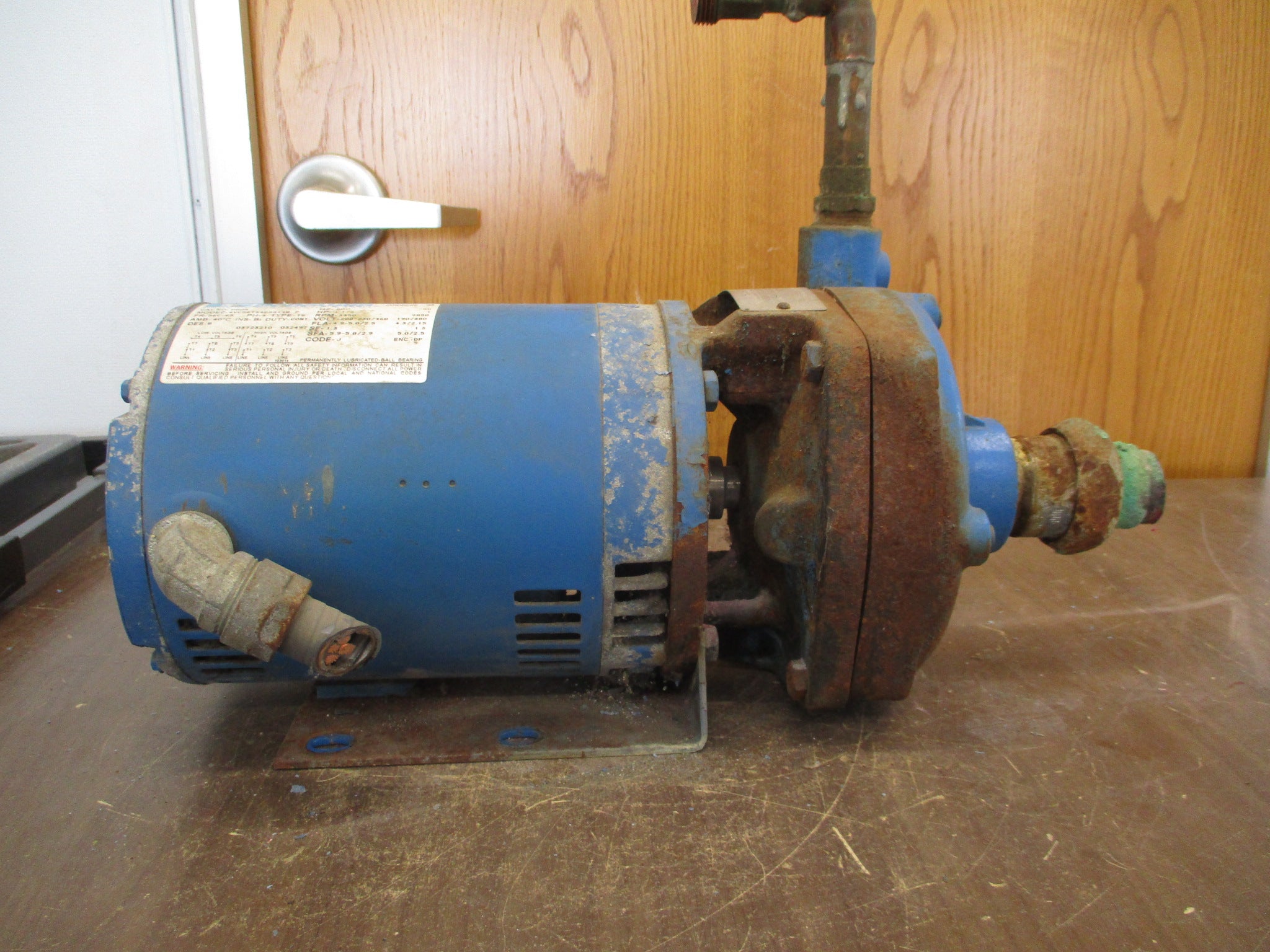 Ingersoll-Dresser Pump 1.2.5X.75X51-112-2-R 1.5HP 3600RPM 208-230/460V 3Ph Used