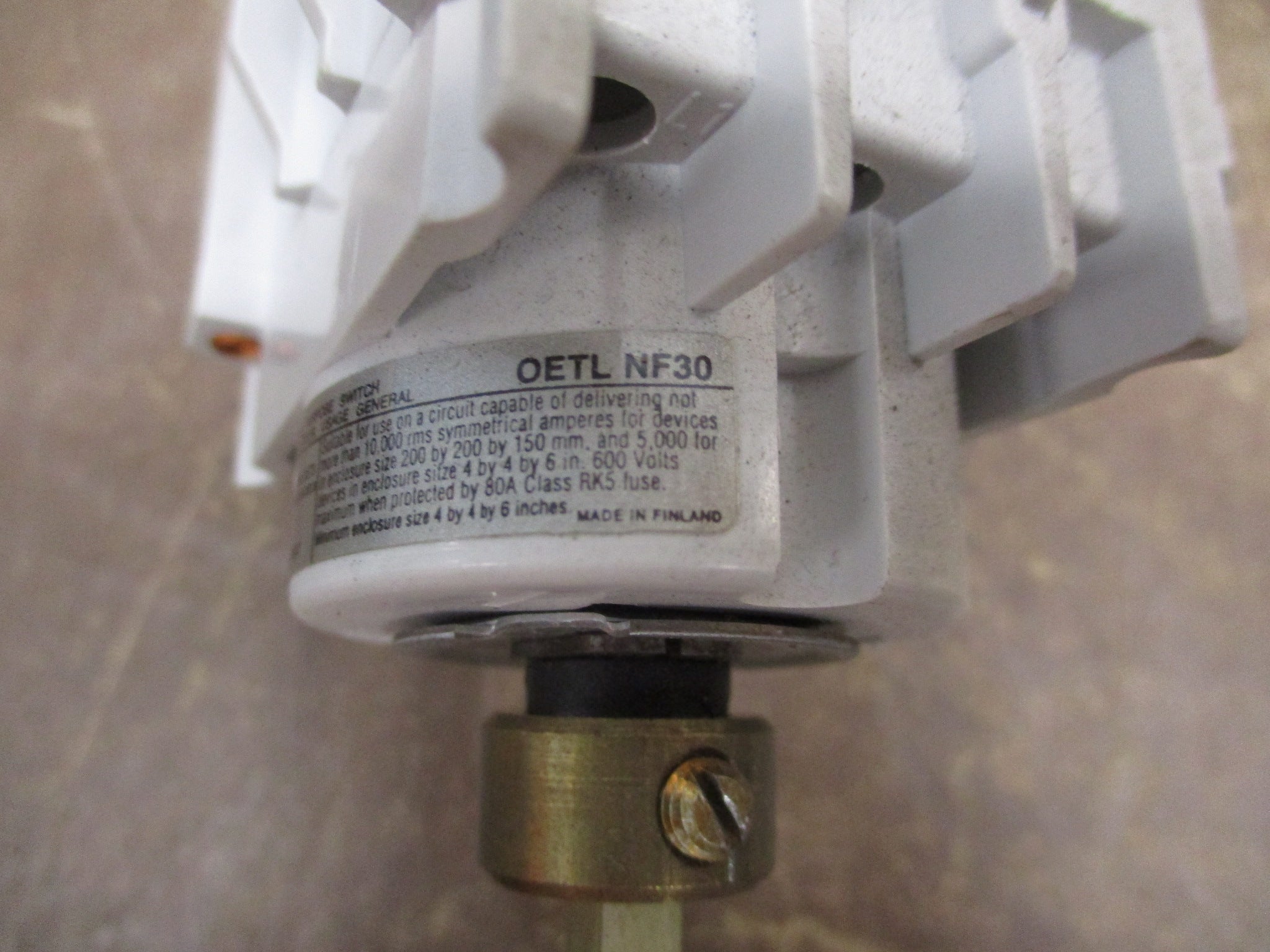 ABB Disconnect Switch OETL NF30 40A 600V 3P Used