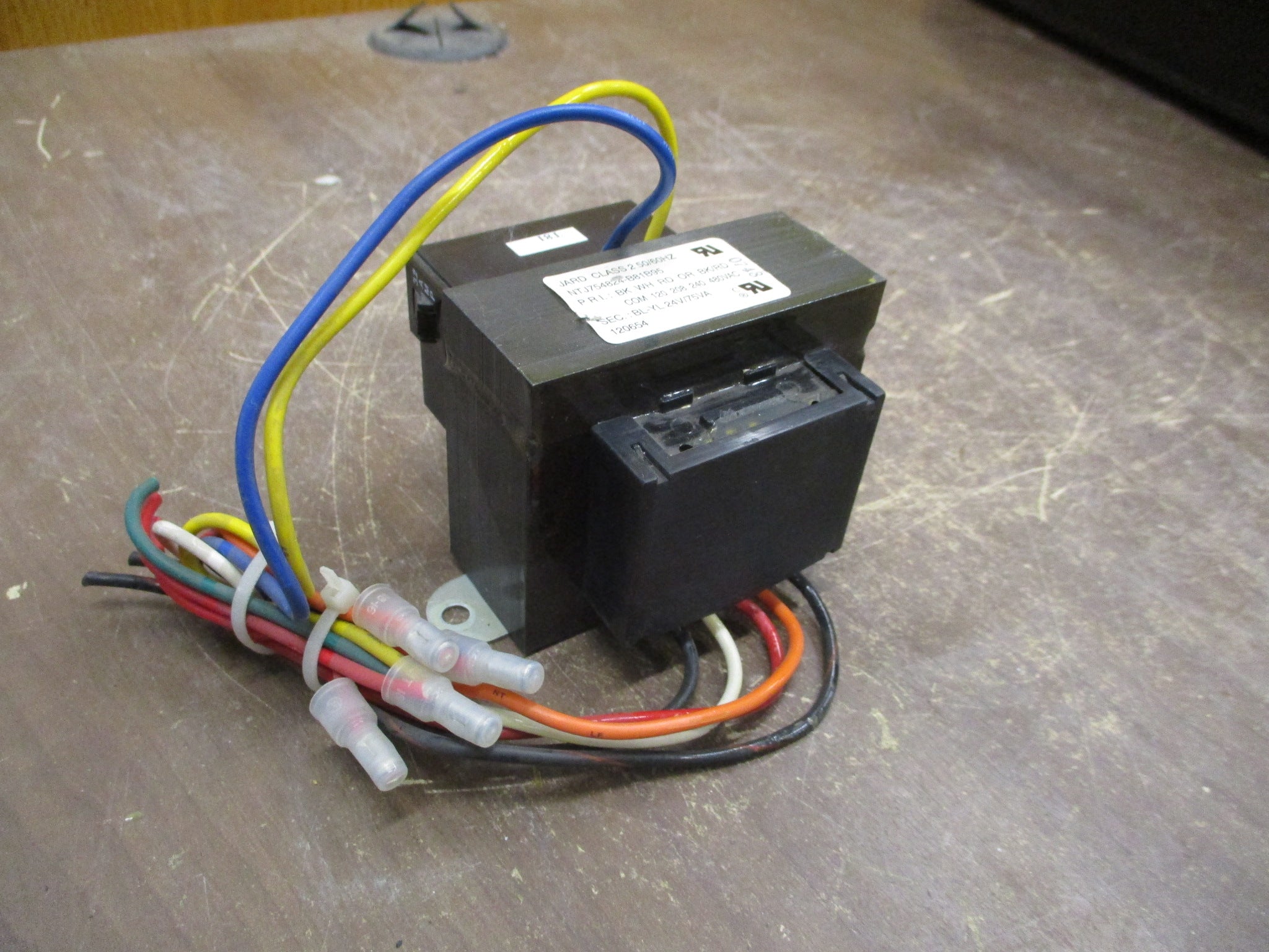 Jard Transformer NTJ754824-B81B95 75VA Pri: 120/208/240/480V Sec: 24V 50/60Hz