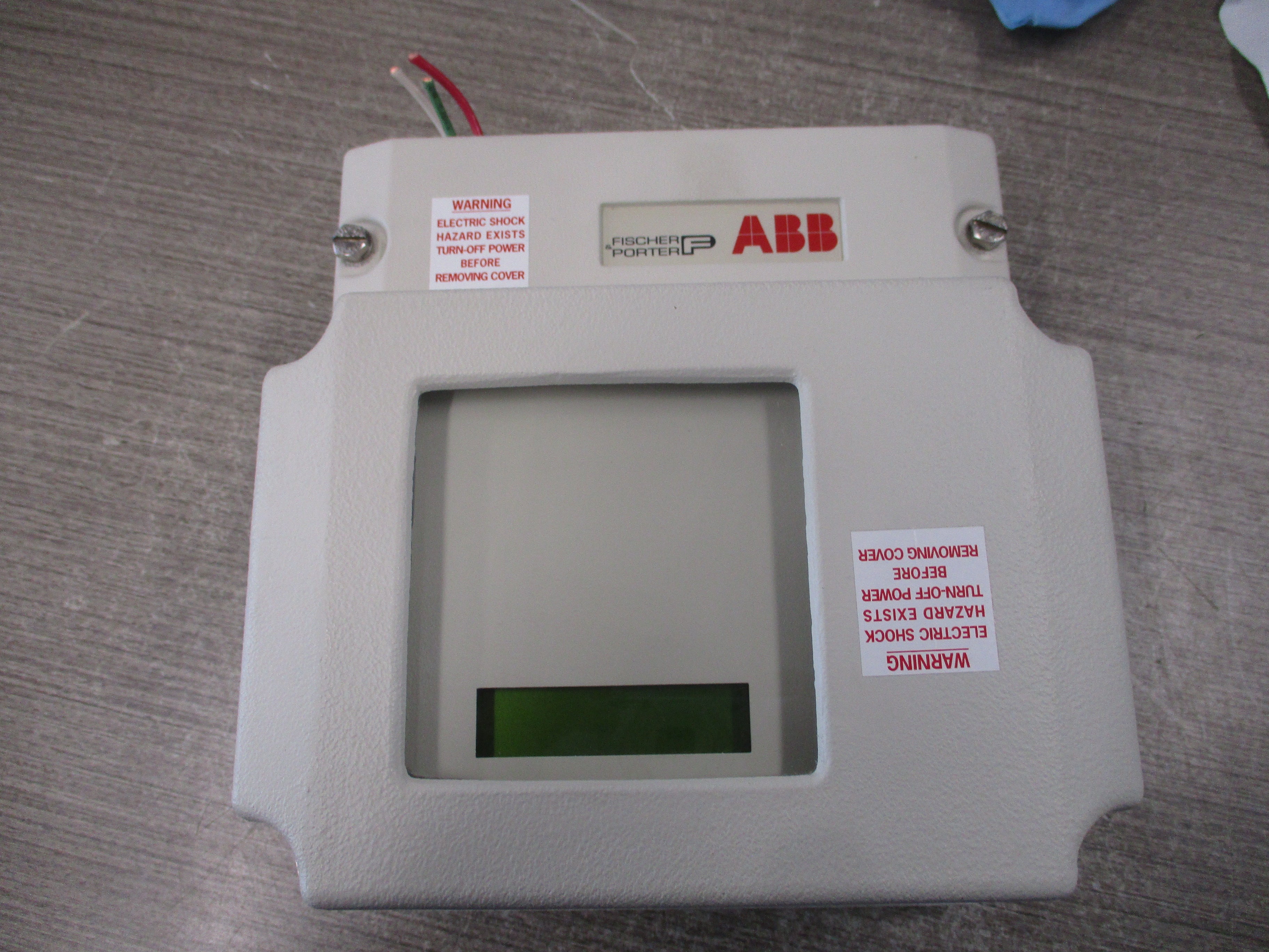 ABB Magnetic Flowmeter Signal Converter M2DCD1 A012 115V 60Hz 23VA Output: 4-20MA For 0-10500GPM Used