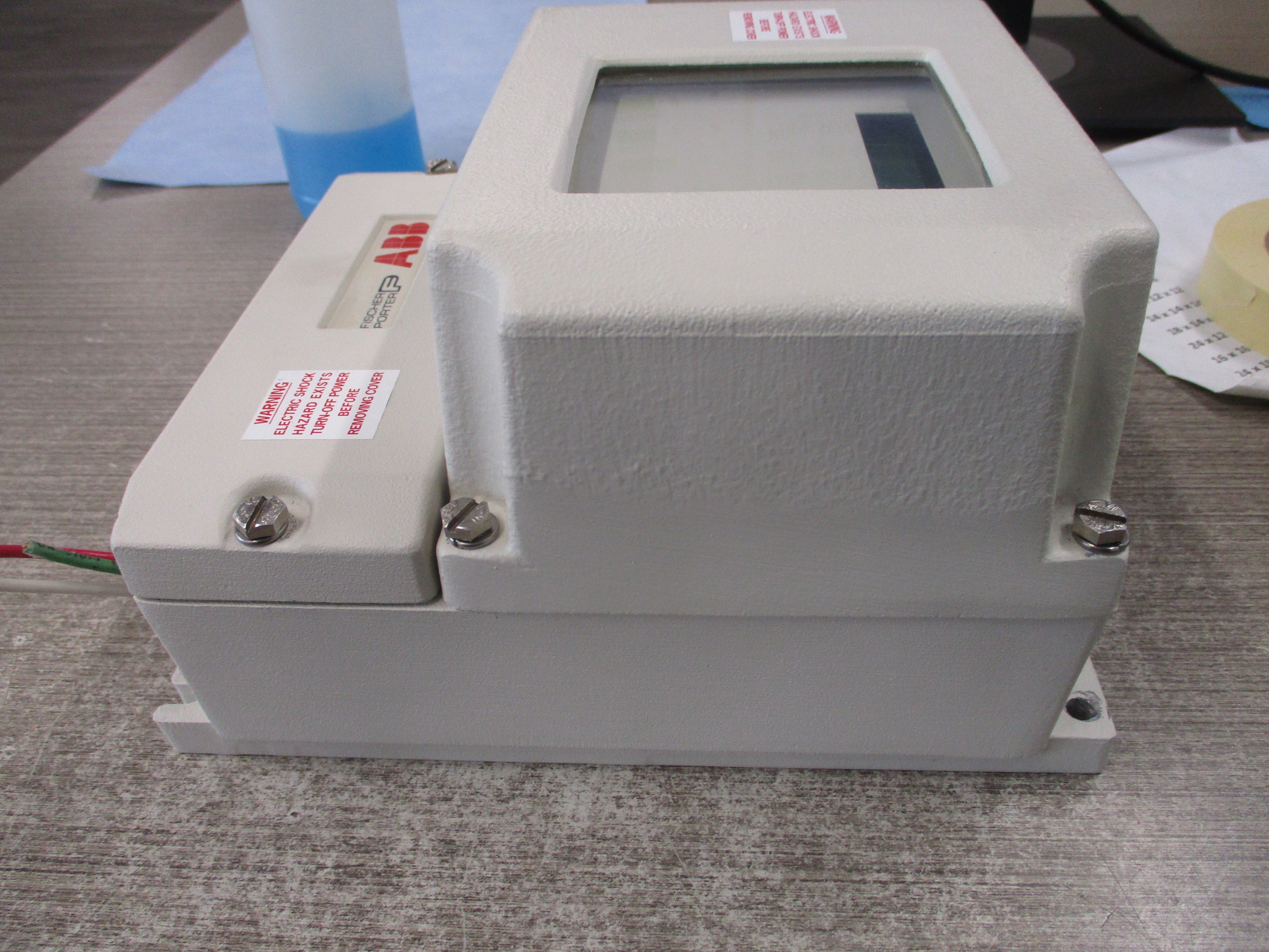 ABB Magnetic Flowmeter Signal Converter M2DCD1 A012 115V 60Hz 23VA Output: 4-20MA For 0-10500GPM Used