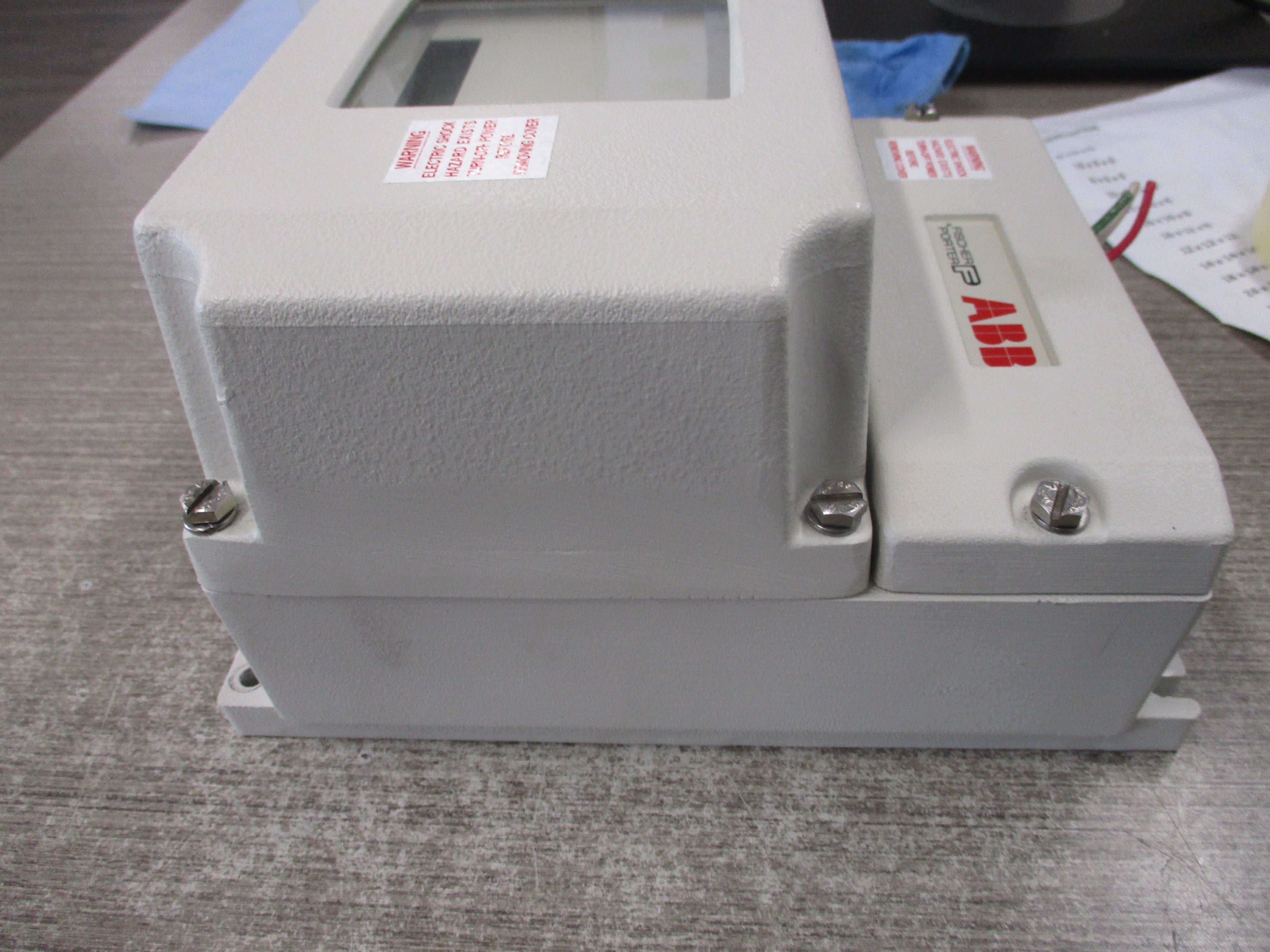 ABB Magnetic Flowmeter Signal Converter M2DCD1 A012 115V 60Hz 23VA Output: 4-20MA For 0-10500GPM Used