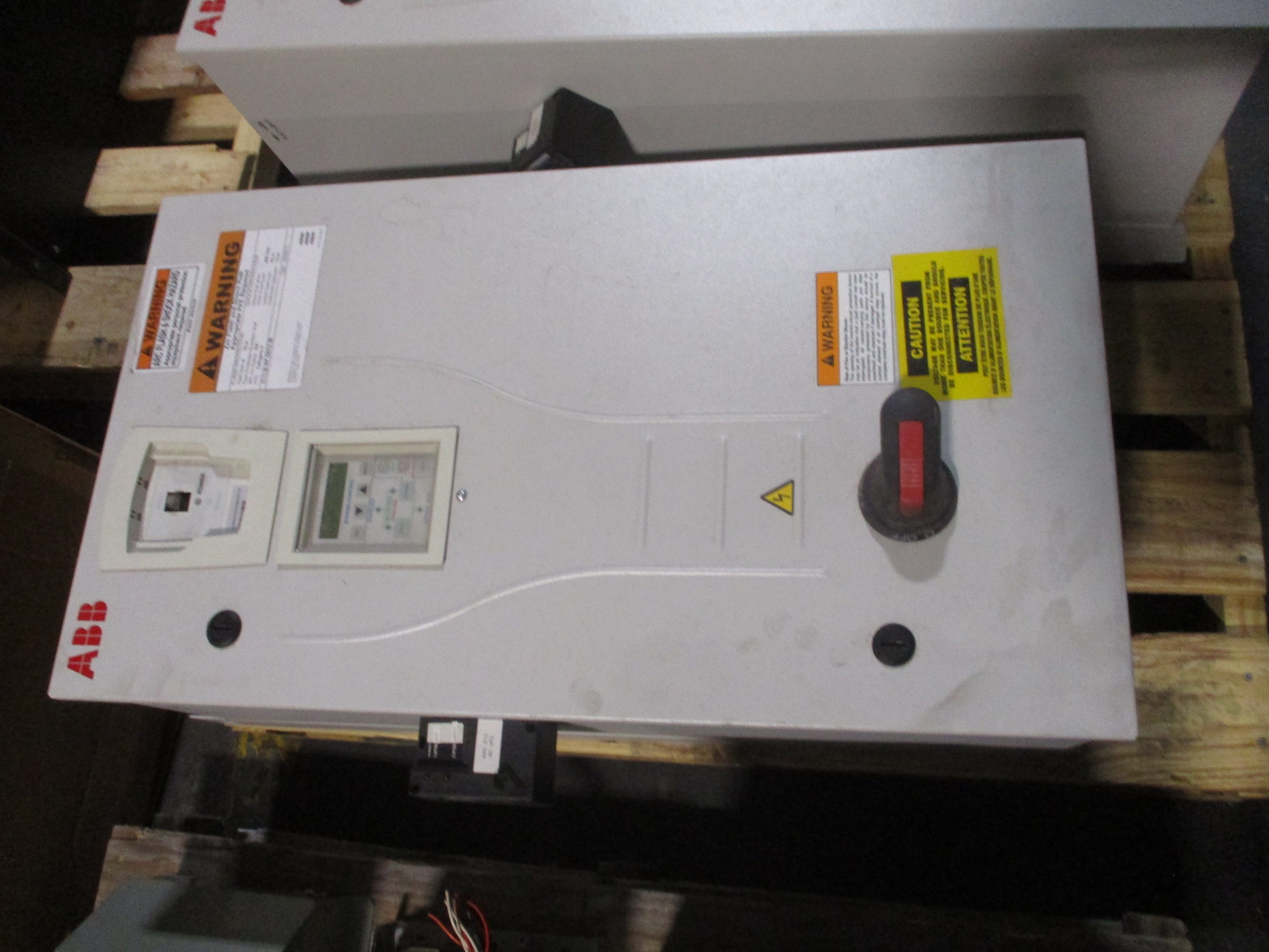 ABB ACH550 AC Drive W/Bypass ACH550-BDR-023A-4+B055+F267+K452 15HP Used