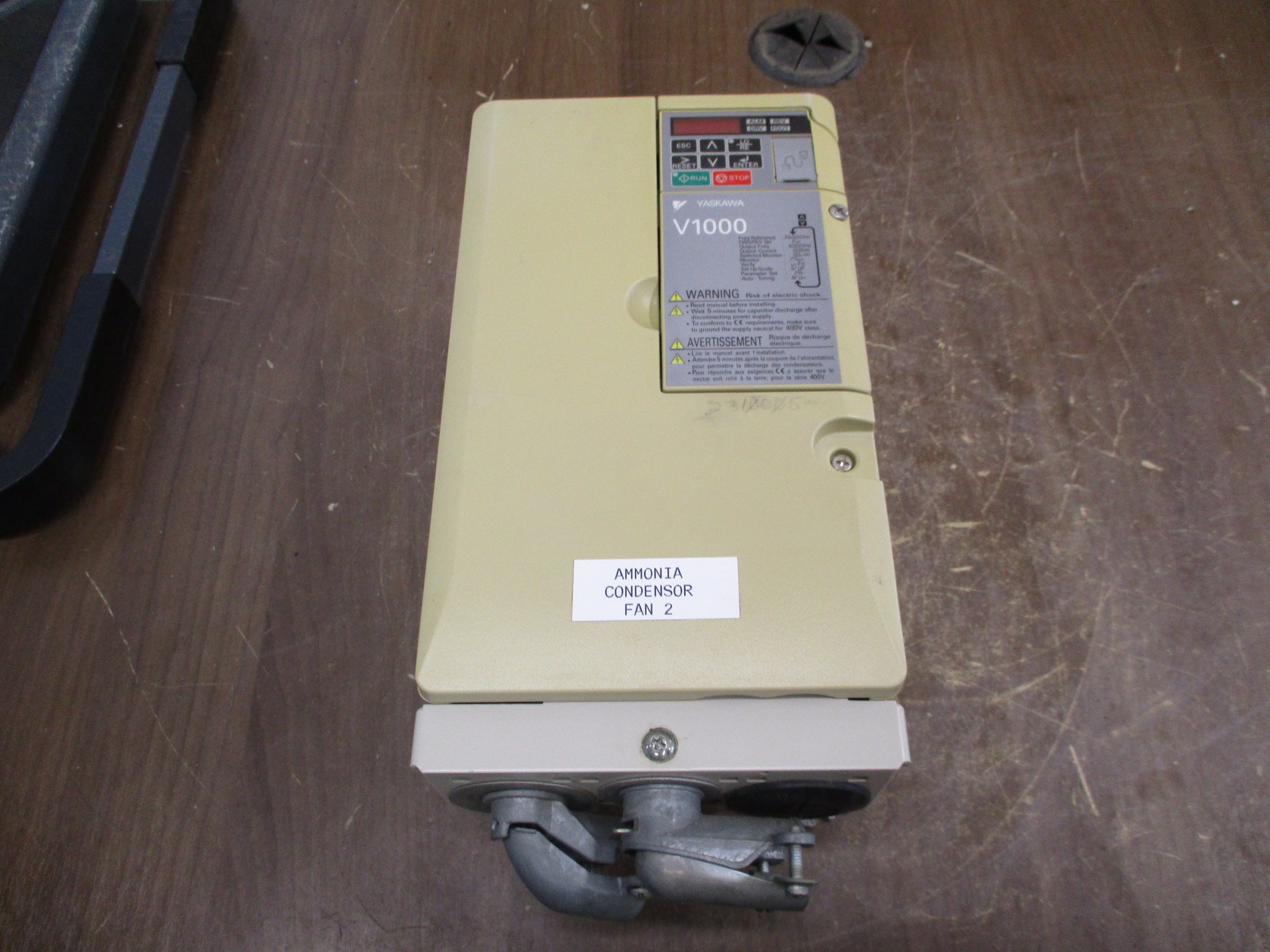 Yaskawa V1000 AC Drive CIMR-VU4A0018FAA 10HP 3Ph w/ Keypad Used