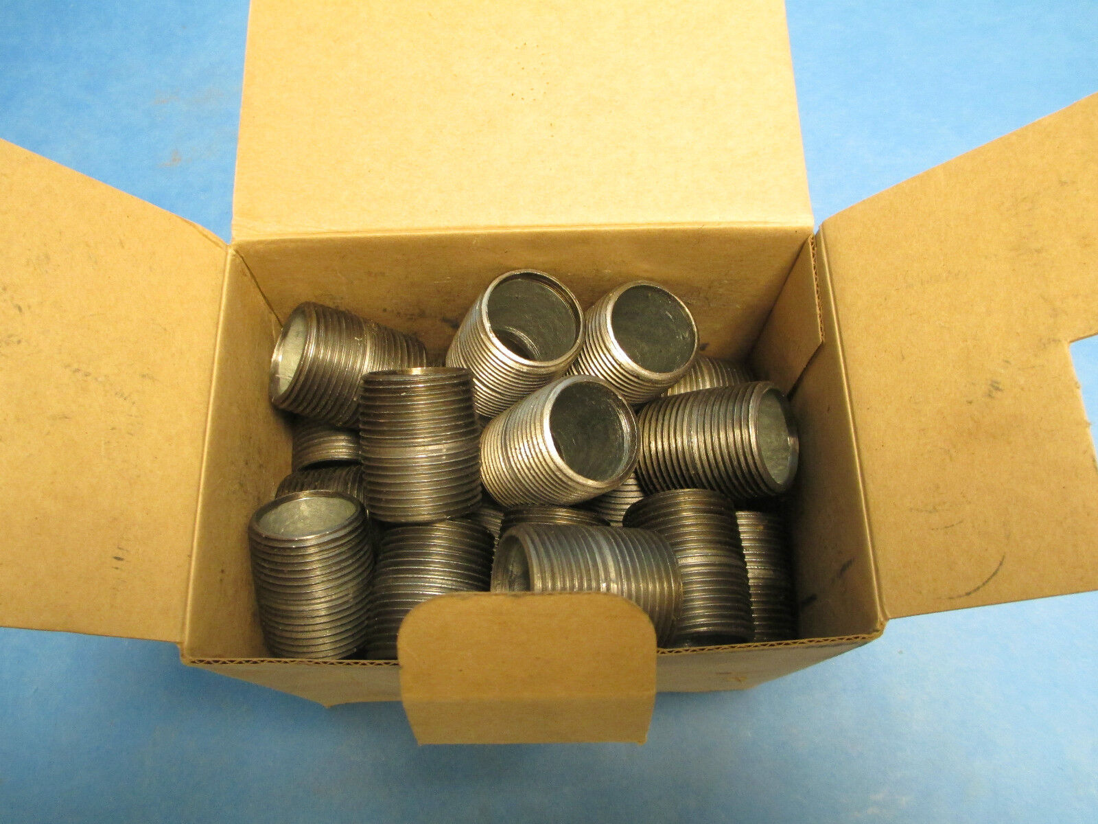 1" Steel Conduit Nipple, Lot of 29! New Surplus!