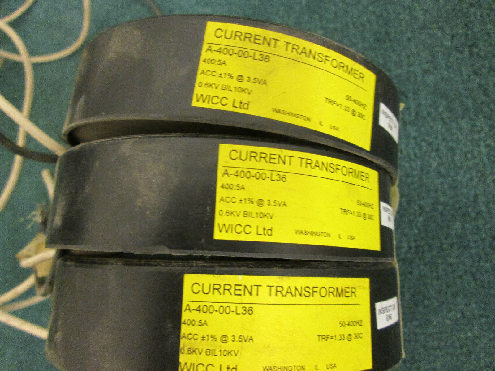 A400-00-L36 WICC Ltd. CURRENT CT CIRCUIT TRANSFORMER